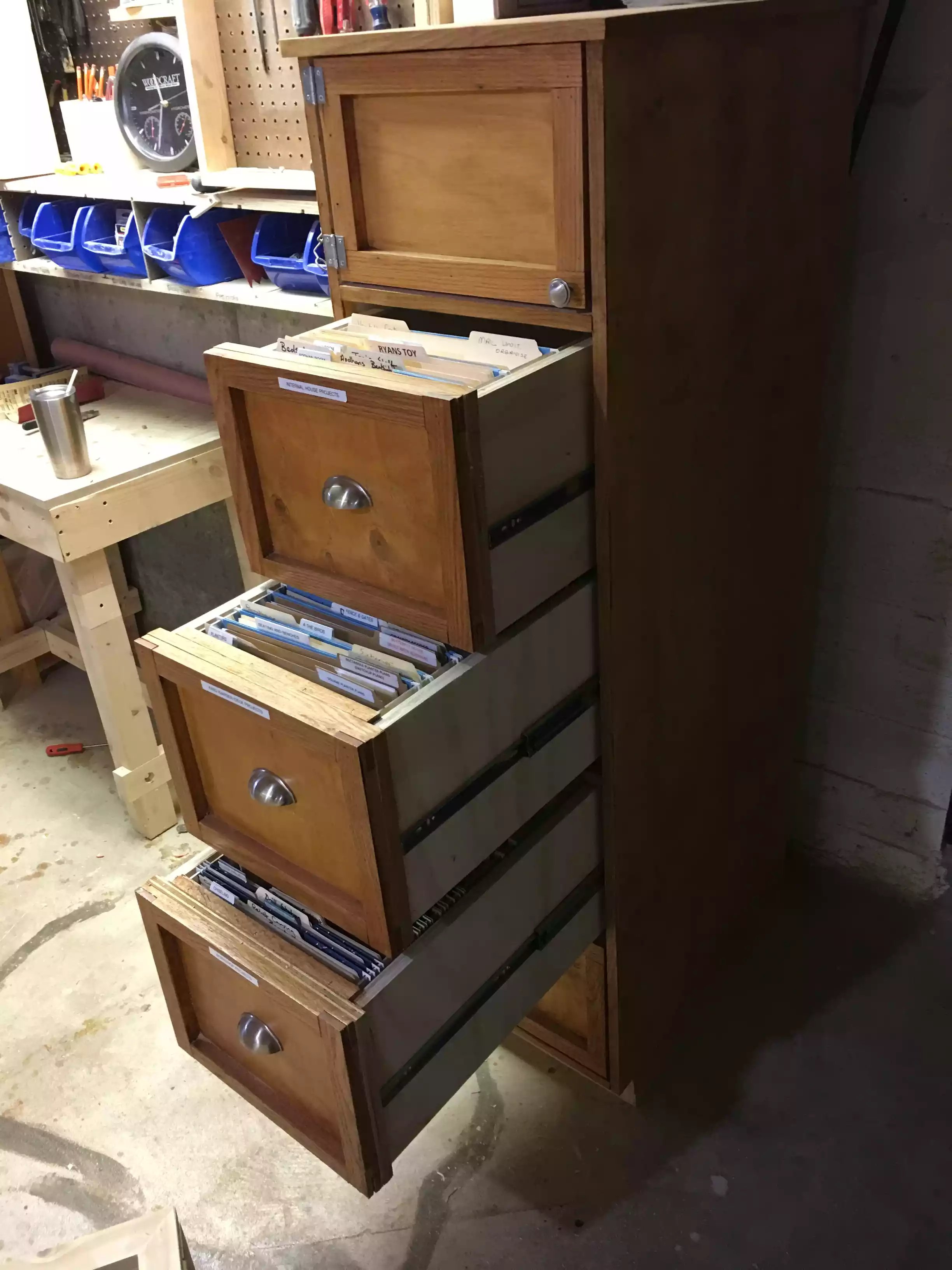 Full extension drawers