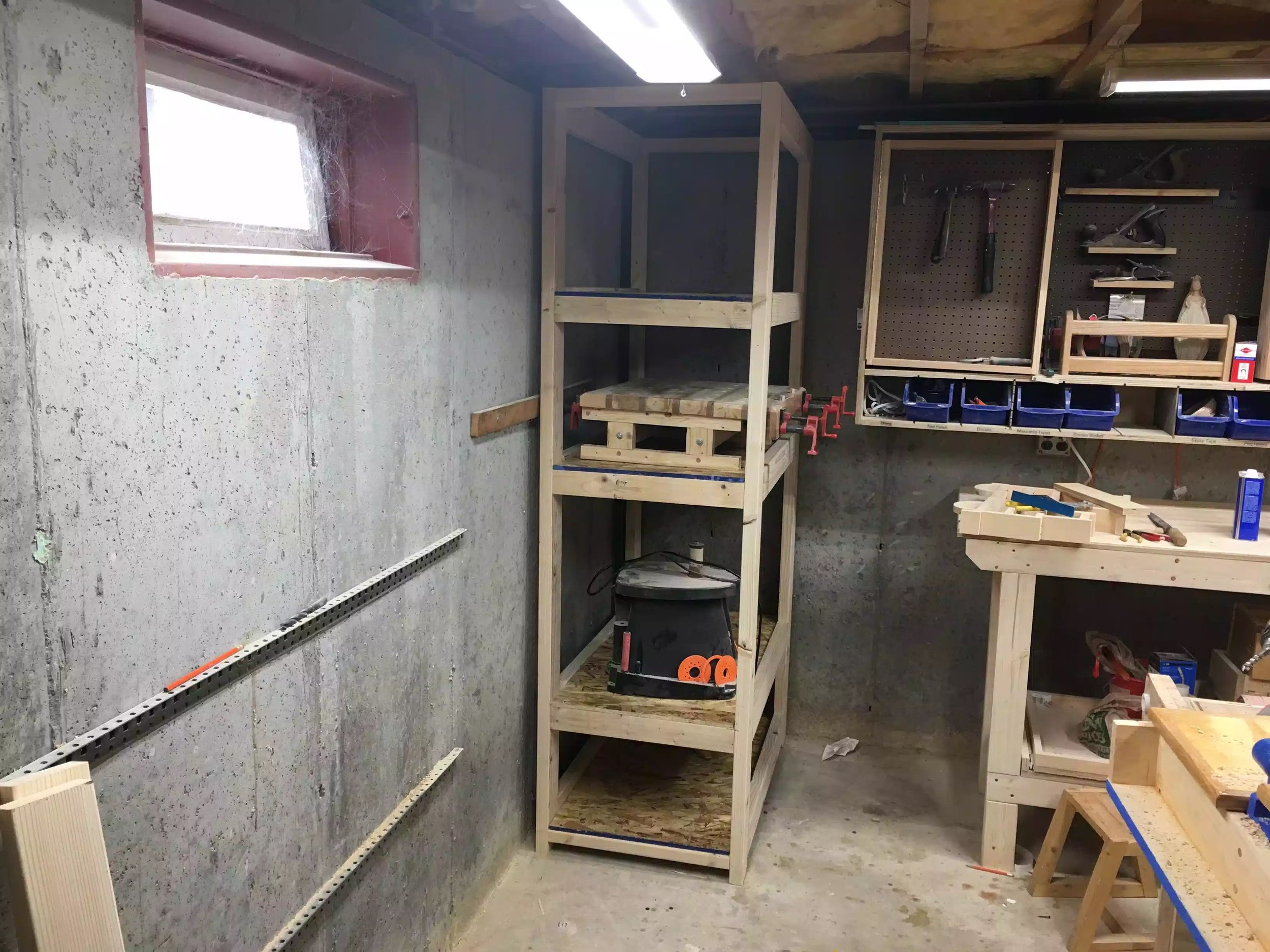 Shelving Unit all finished