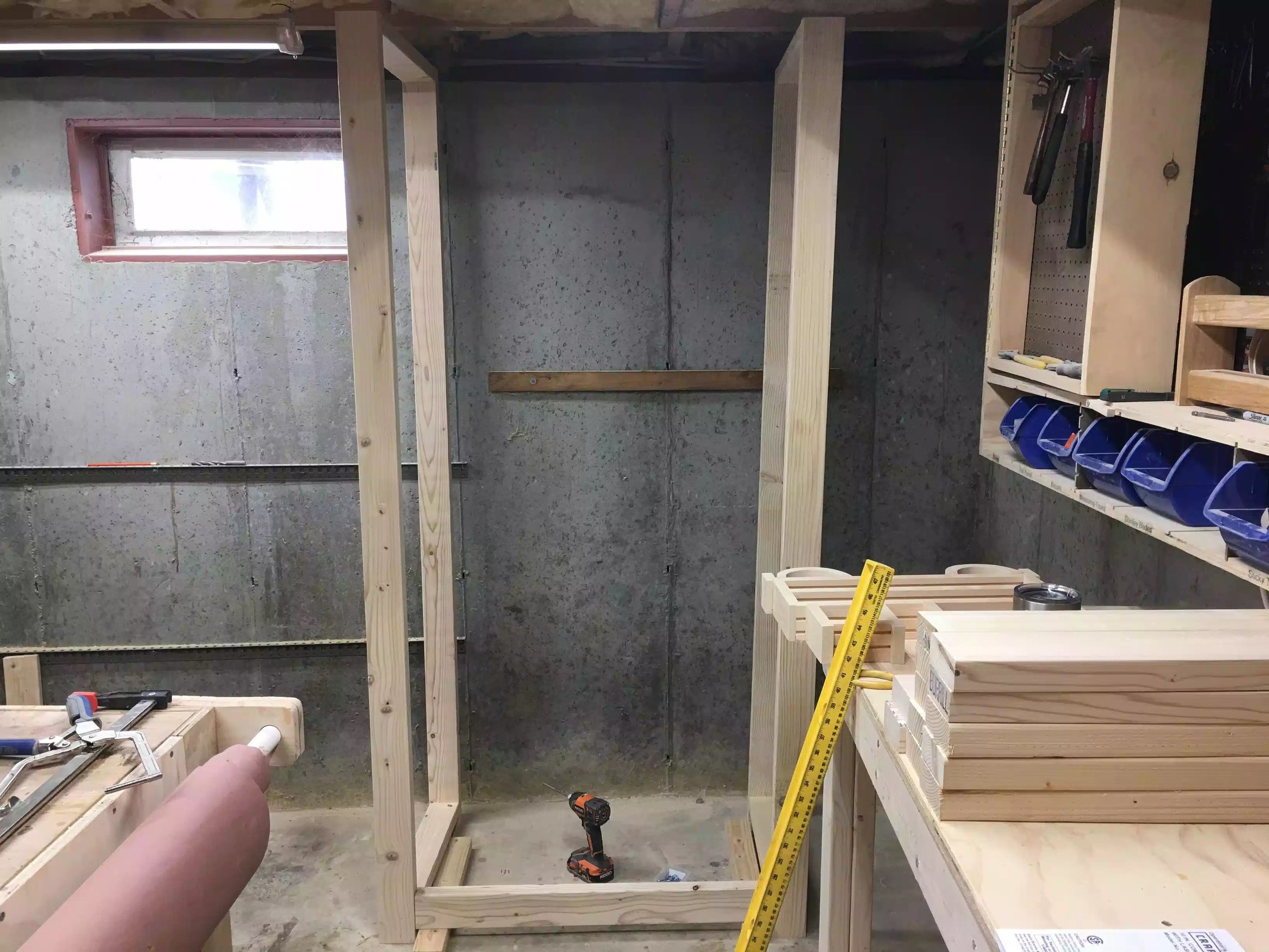 Sides made for the shelving Unit