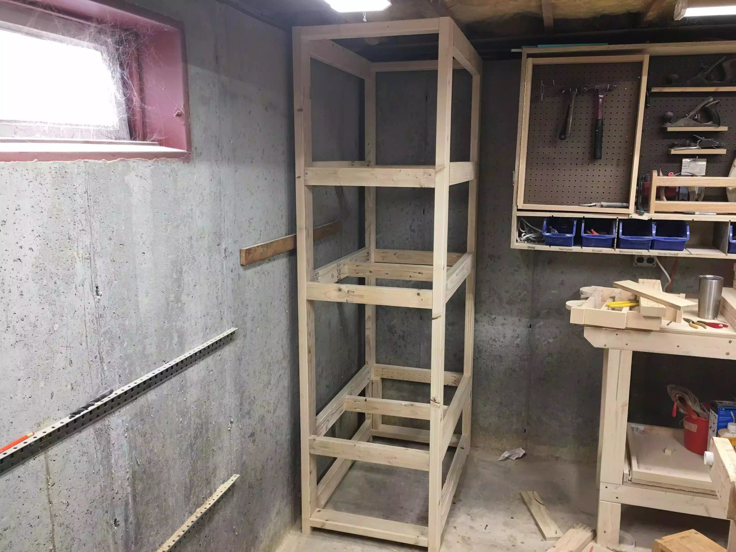 Shelving Unit Framing