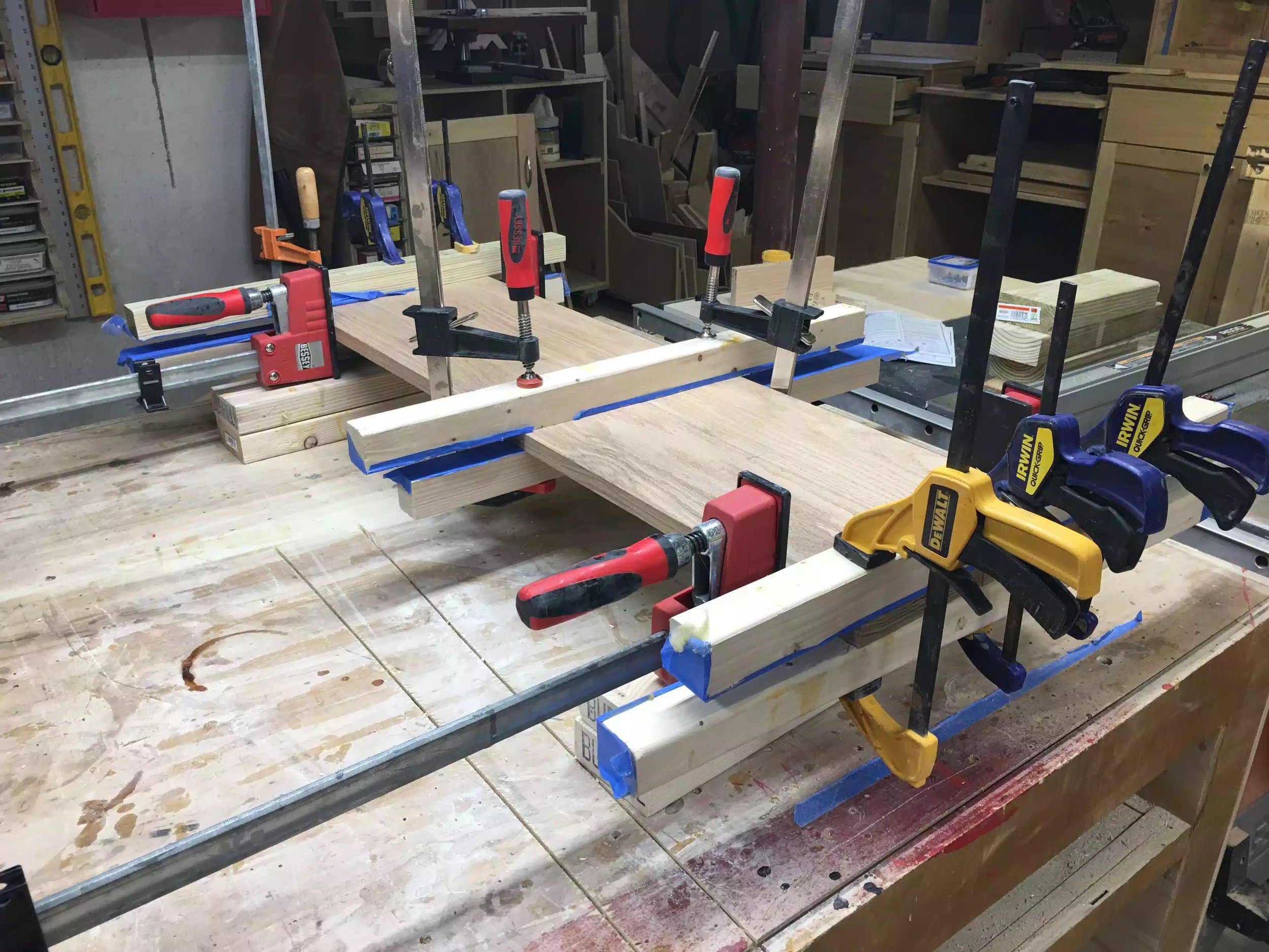 Another glue-up image