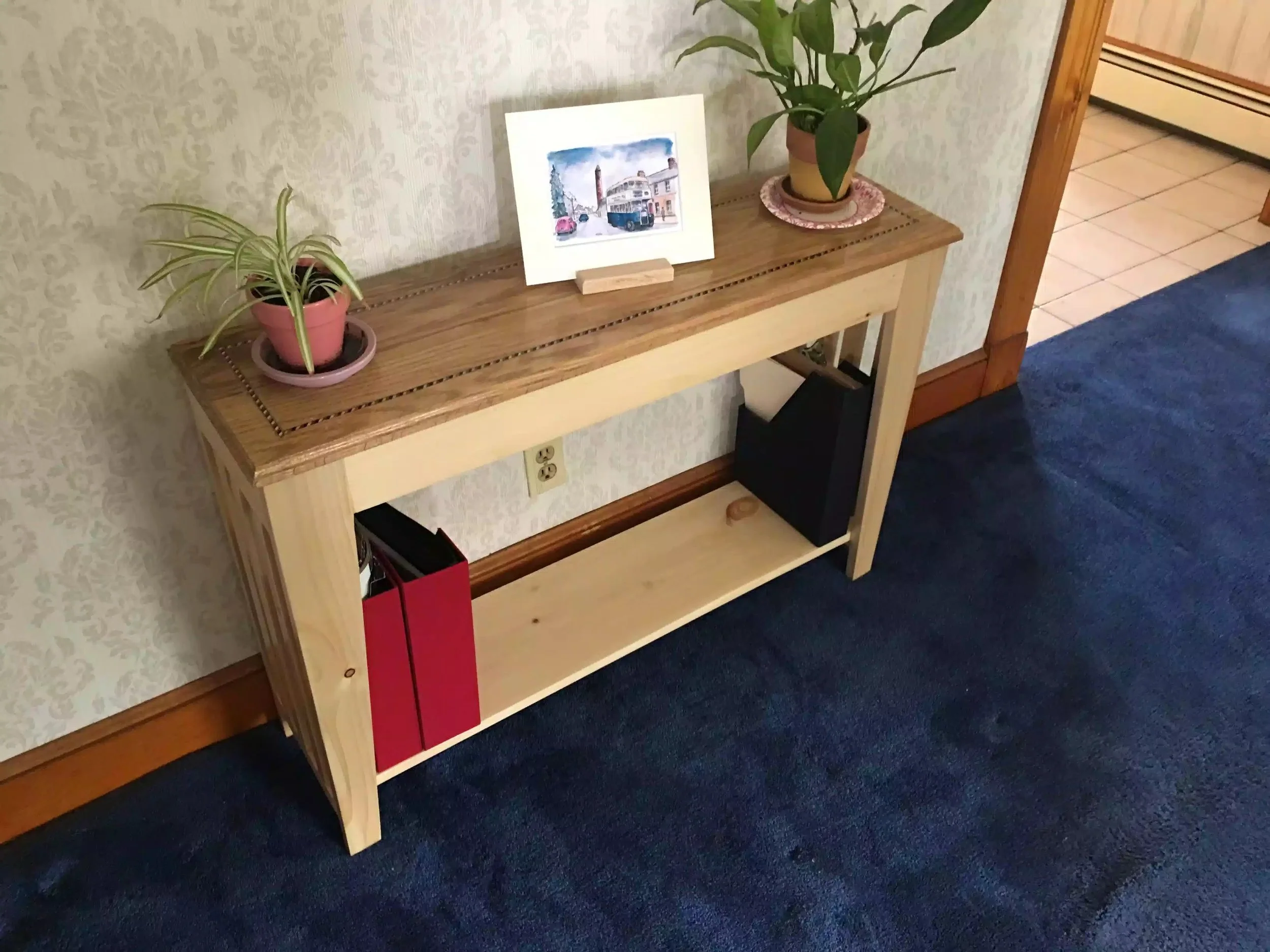 Console Table (Plans) — Ed's Custom Woodcraft's