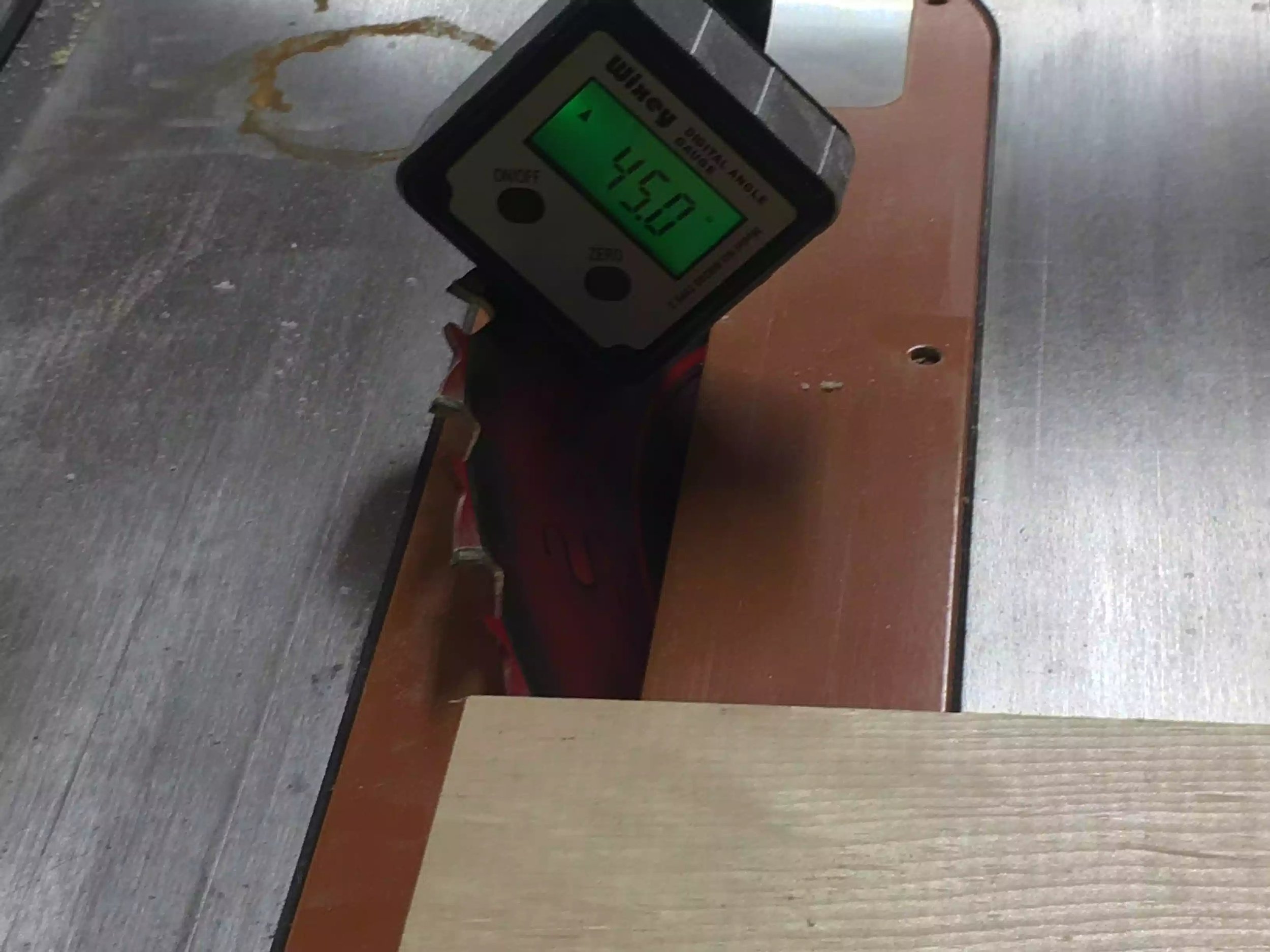 Here is a nice close-up of the blade angle