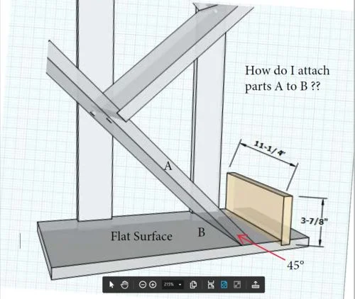 Here you can see a 3D drawing that I did on Sketchup to show my problem.
