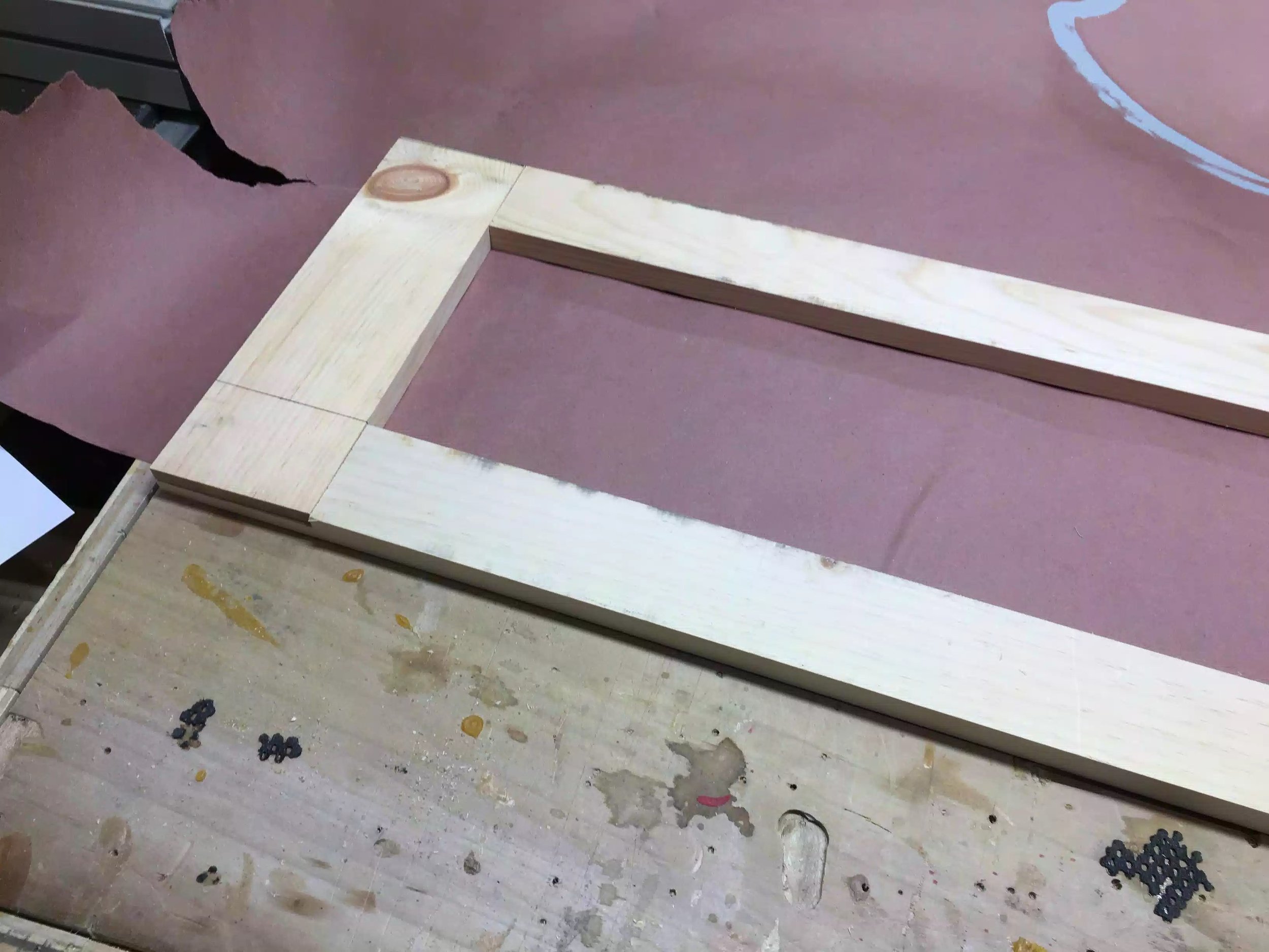 Dry Assembly of the half-lap