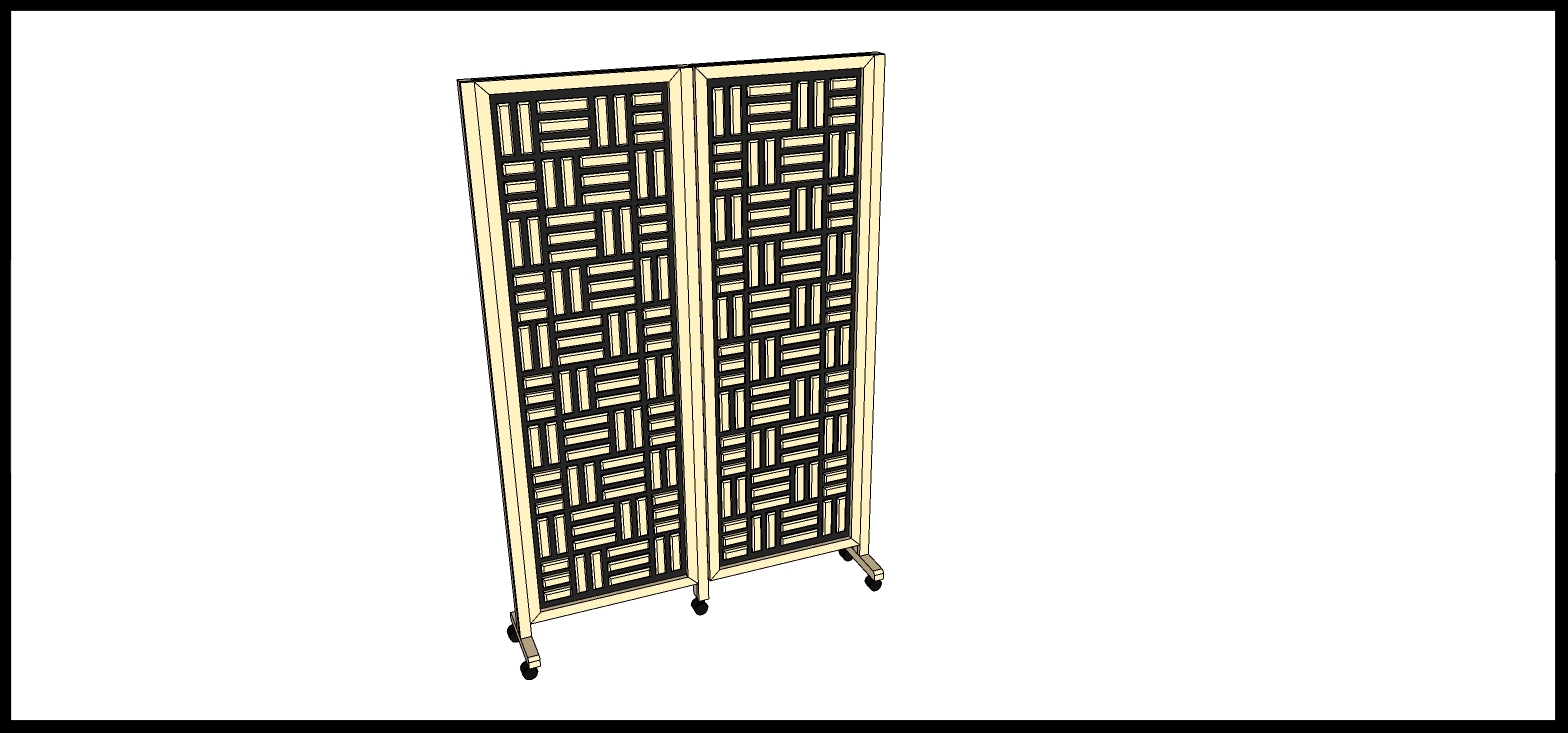 Room Divider : Front Side