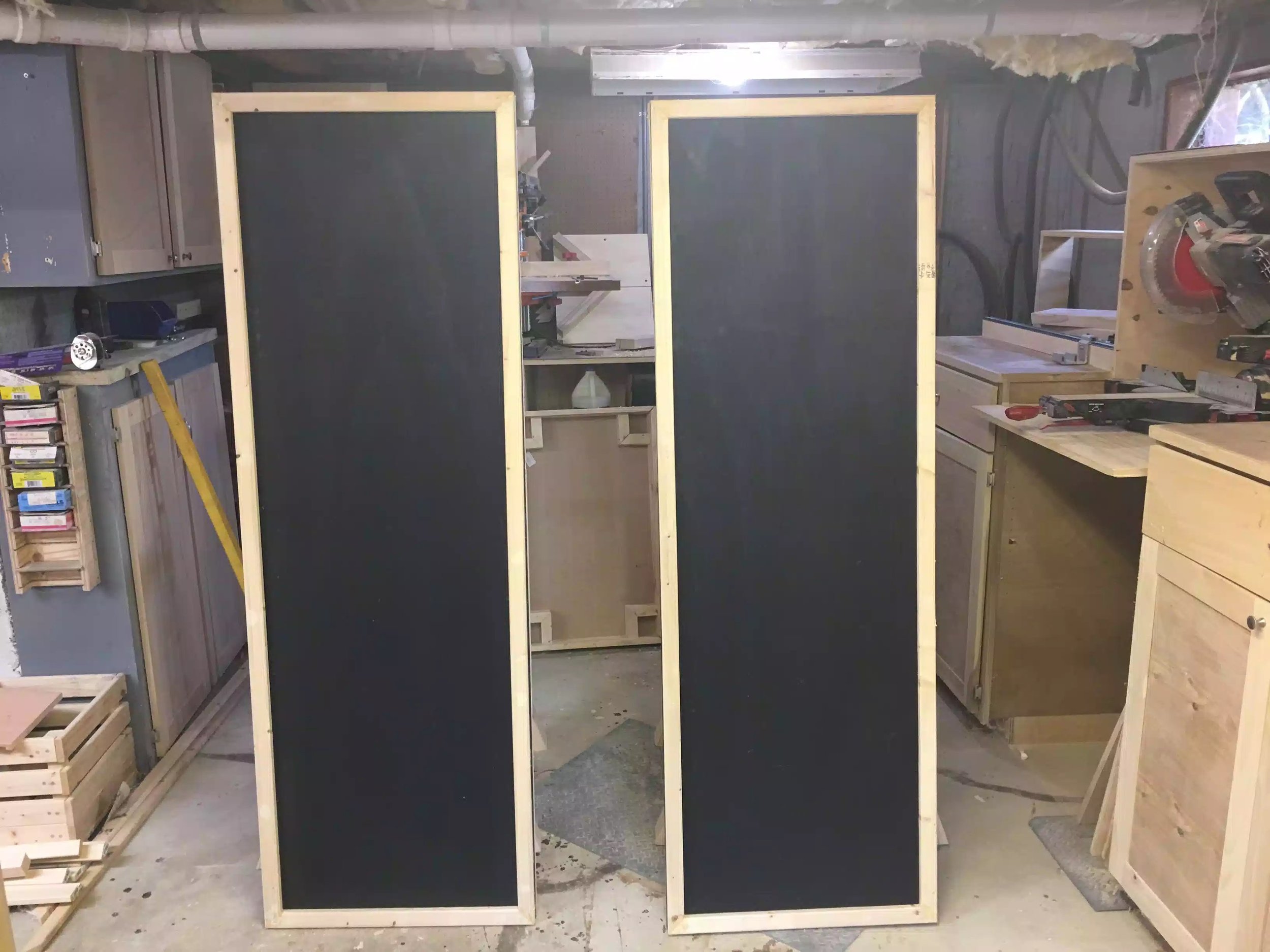 Here is the front side of the panels, still have alot of work to do but they are starting to take shape.