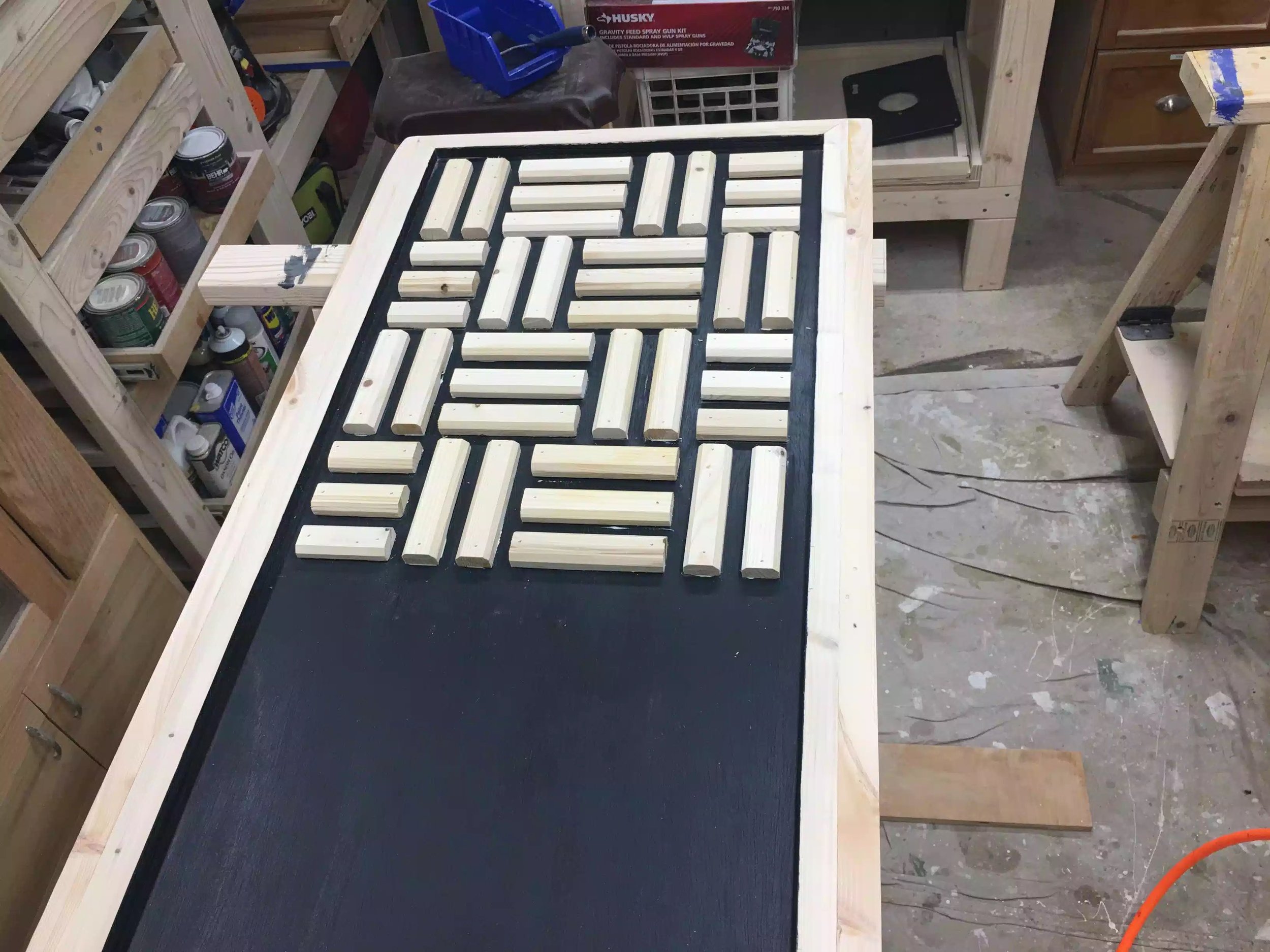 Here you can see 4 rows down, basically the template replicated because the template does 2 rows at a time.