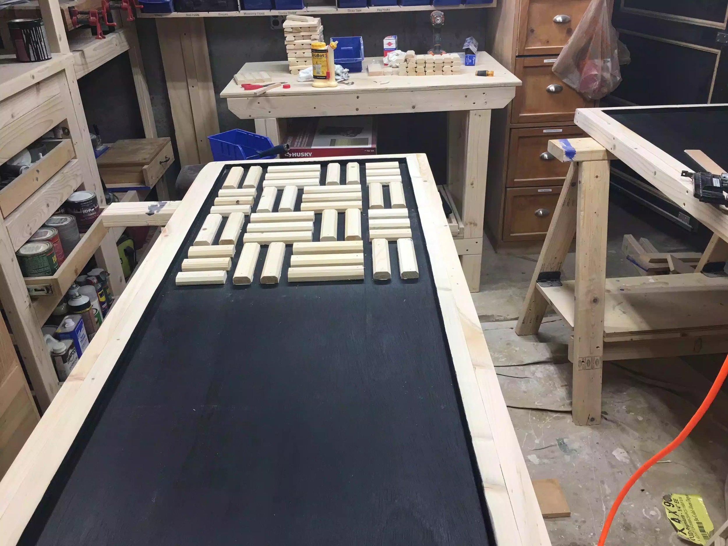 Here is another view of the first 4 rows. I am moving along at a nice pace.