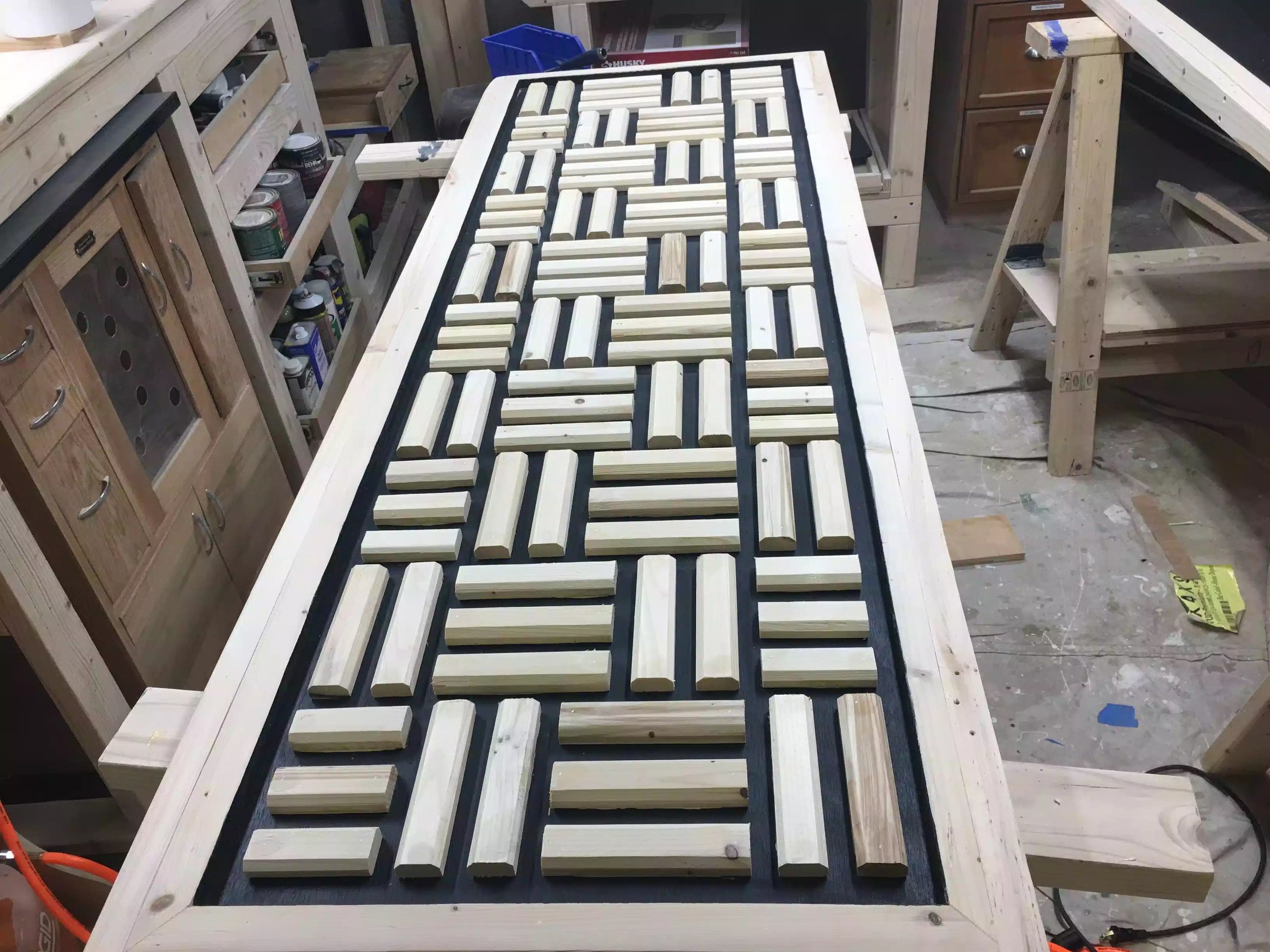 One panel down and one more to go.
