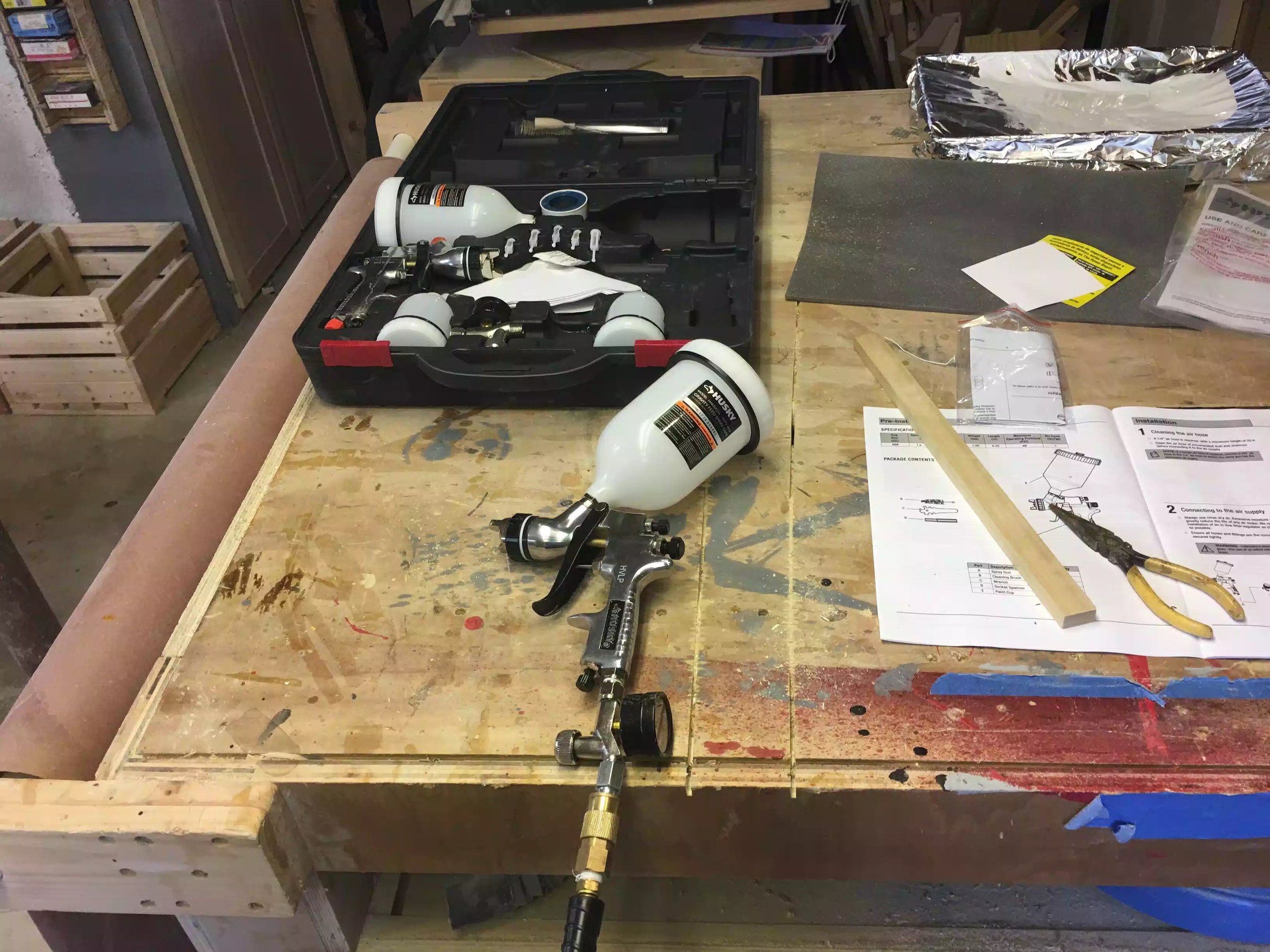 Here is a picture of my HVLP spray gun.