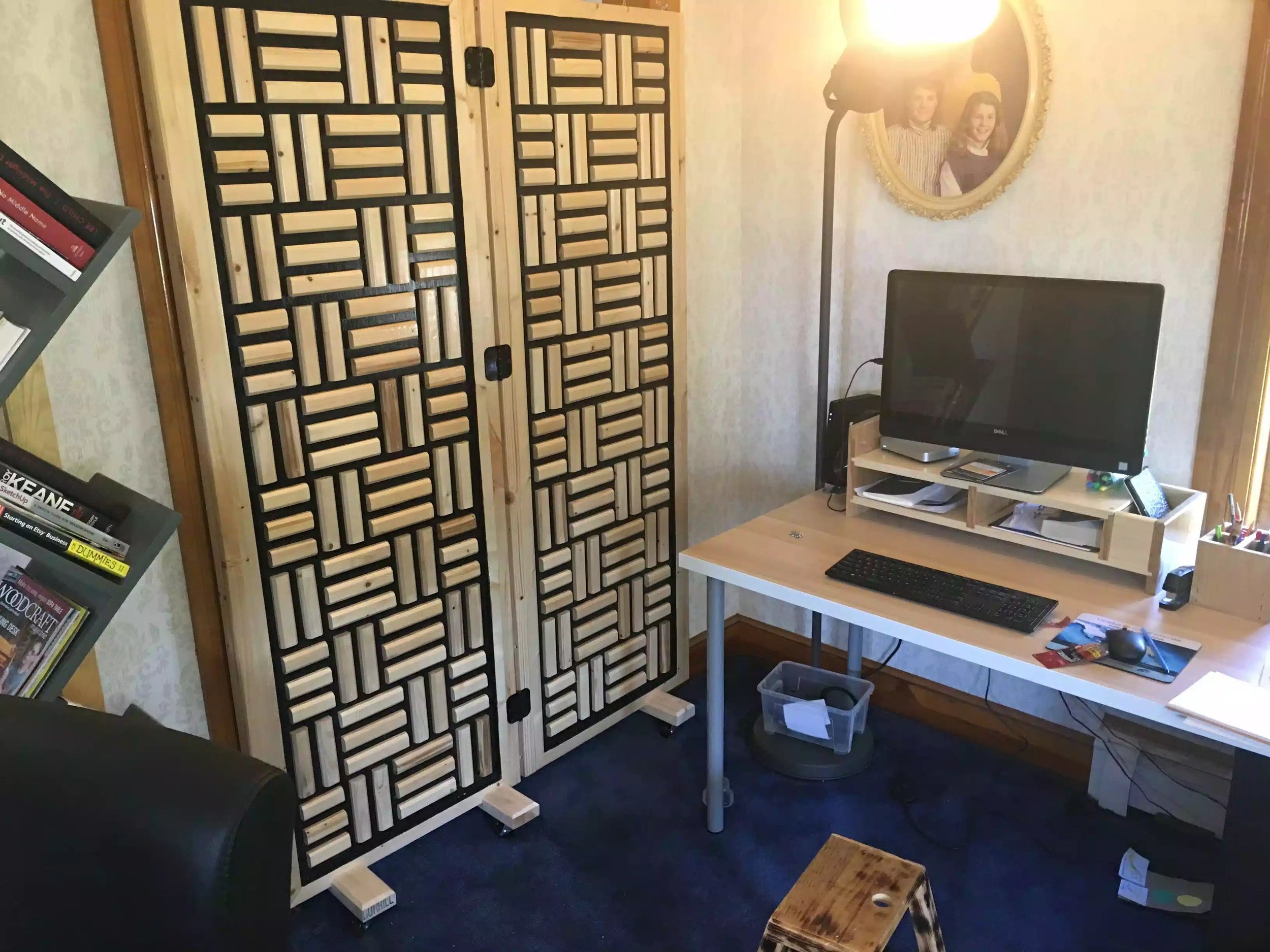 Office Side, I really like the black back drop as it makes the pattern pop