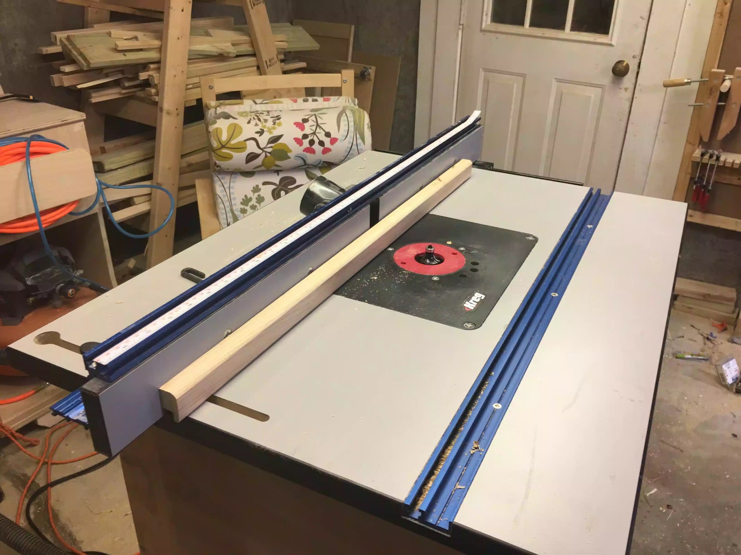 Another view of the finished pull, just needed to crosscut them on my table-saw.