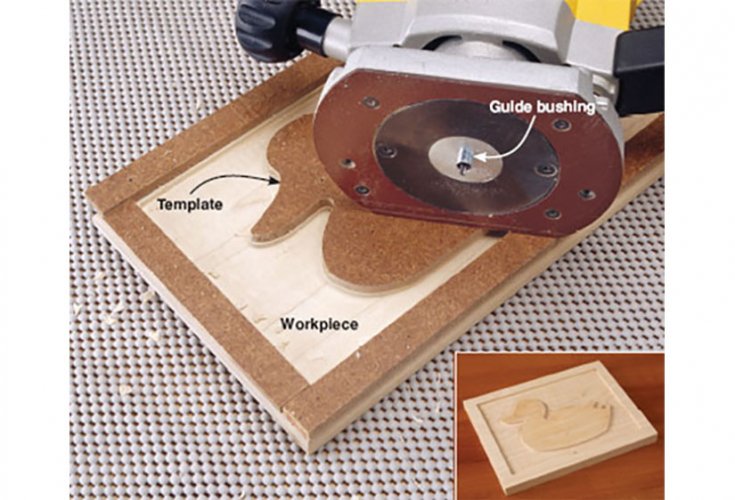 Here is a picture that I found online to show the bushing in the router.