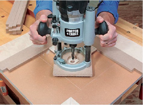 Begin routing the design (stock photo)