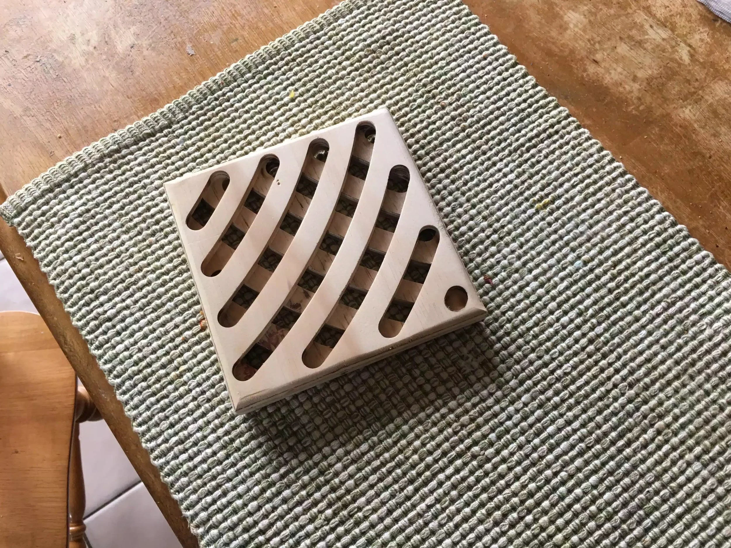 Wooden Router Trivet Jig