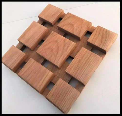 Birch Trivet Waffle Design