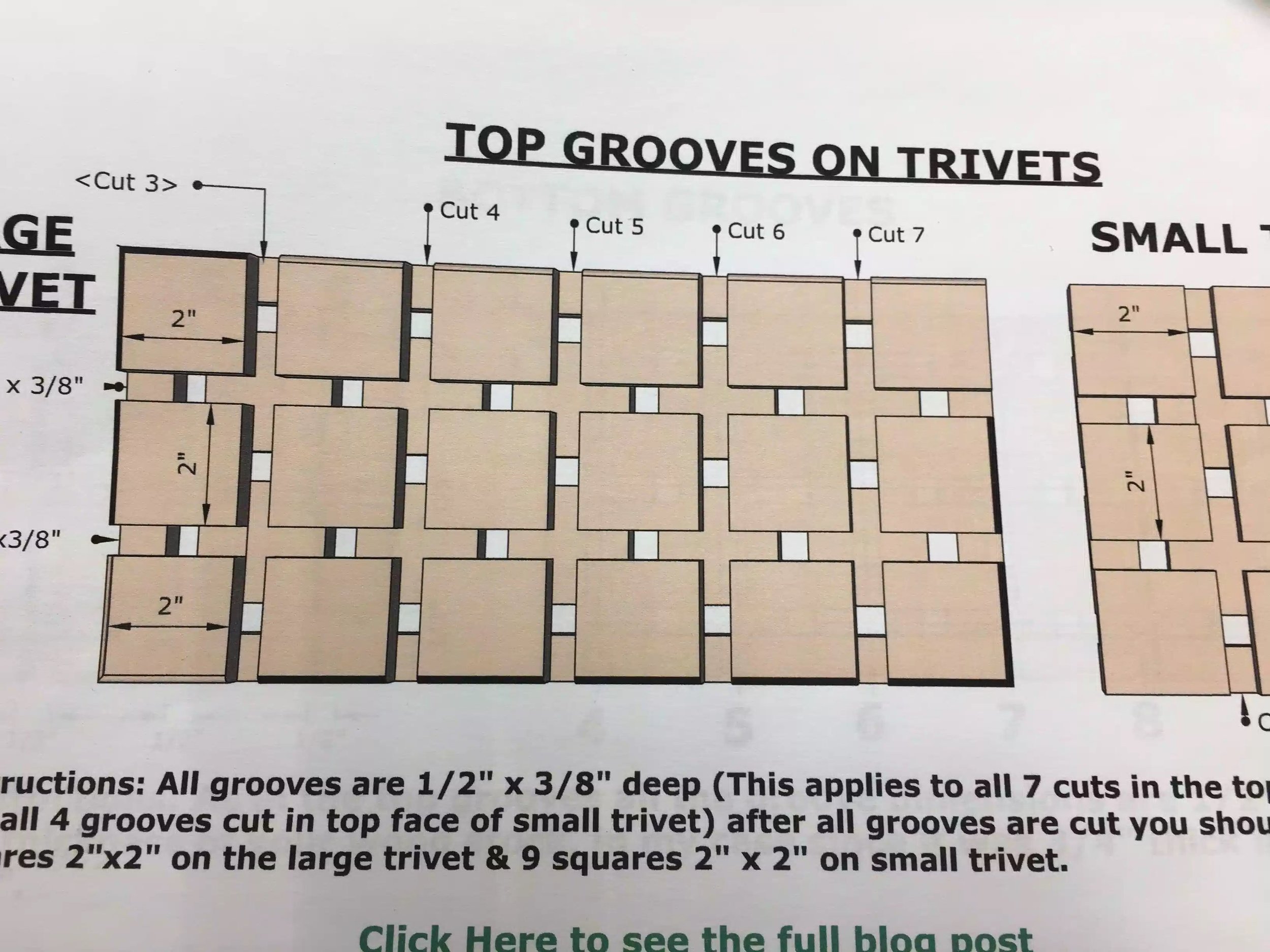Here is the plan of what the trivet should have looked like but instead we have whats below, I don’t think it looks bad at all, sometimes mistakes look good.