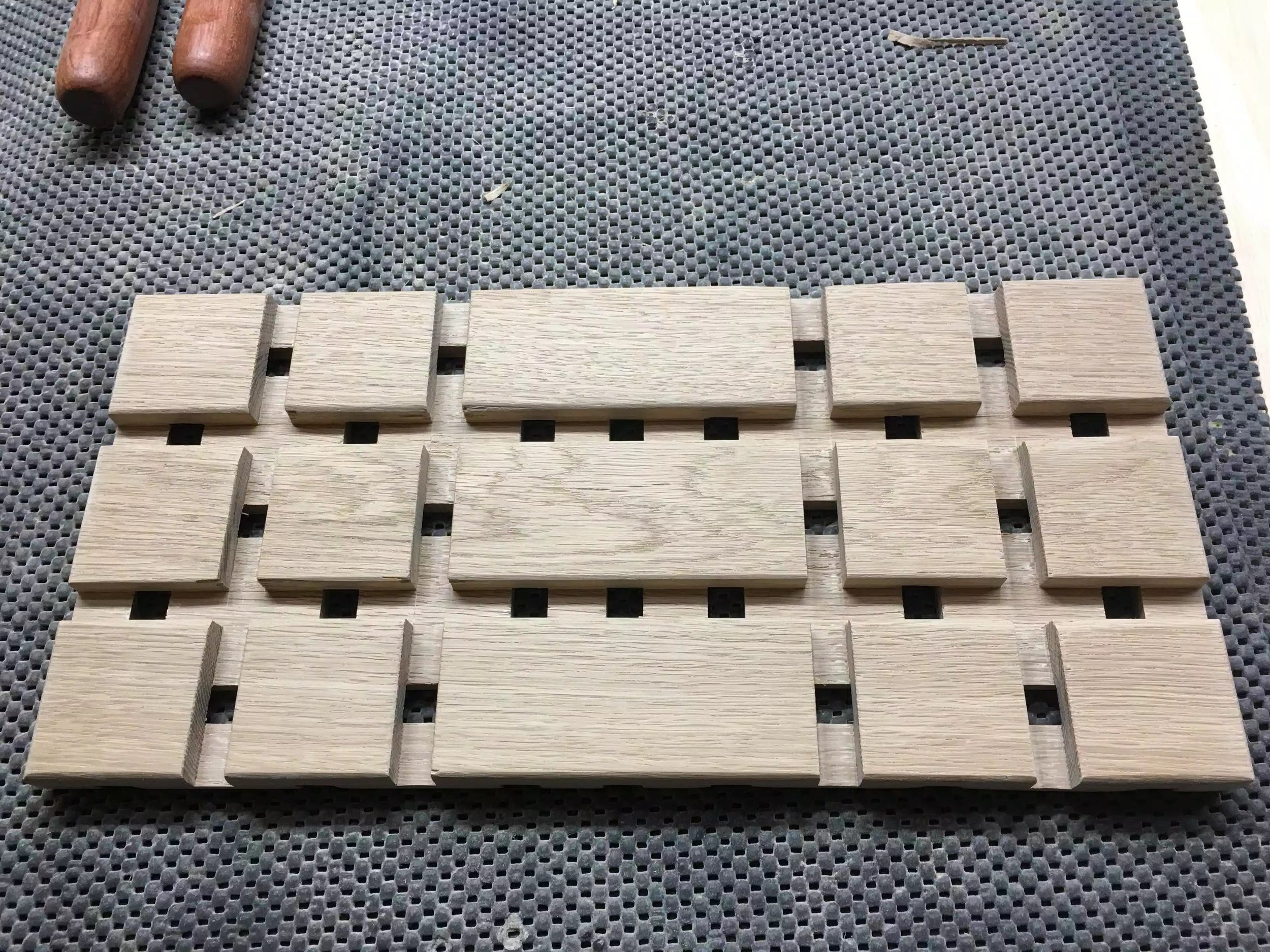 Here is the finished large trivet.