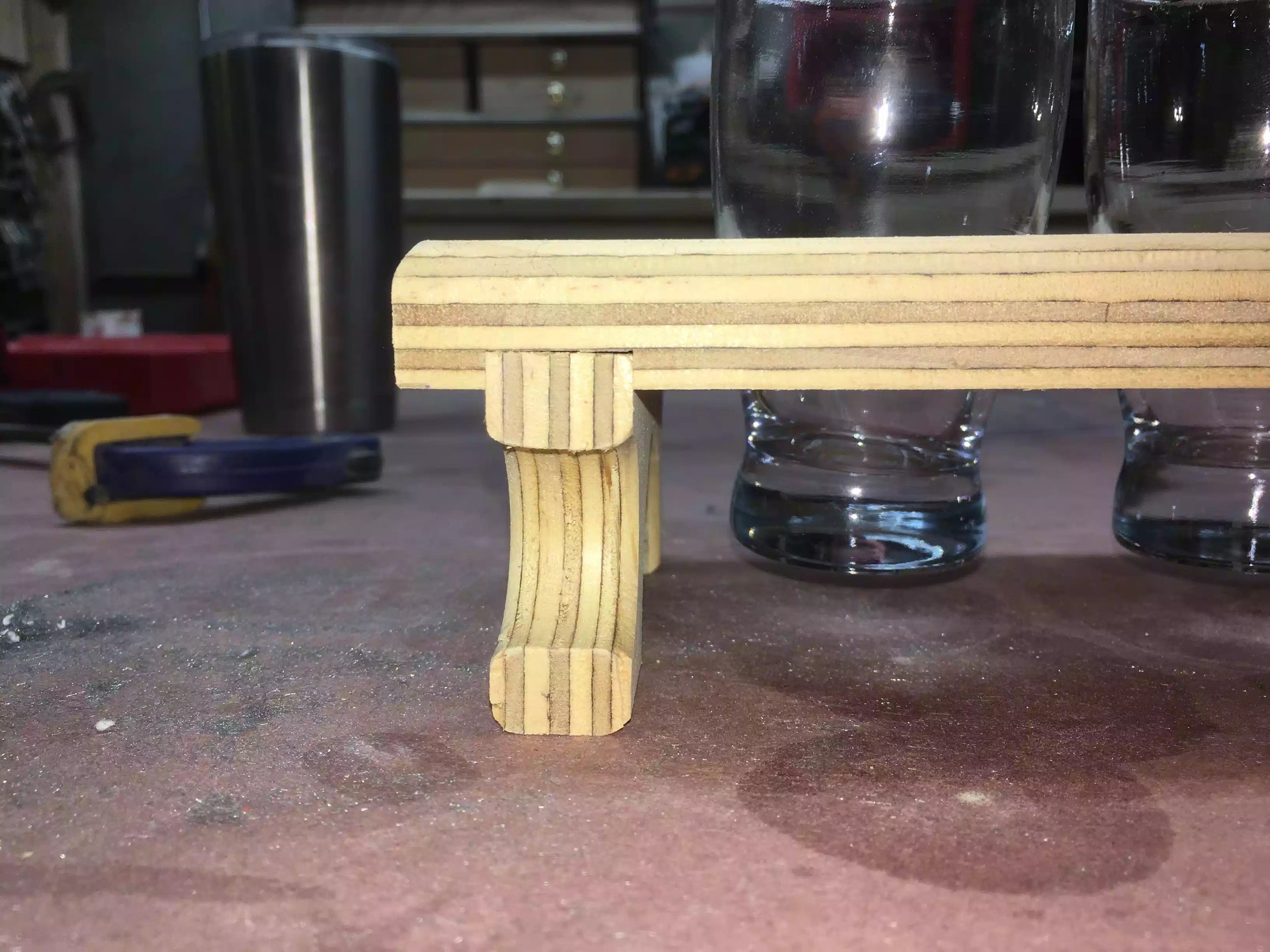 Even in plywood the dado joint looks awesome , imagine what this will be like in the real deal.