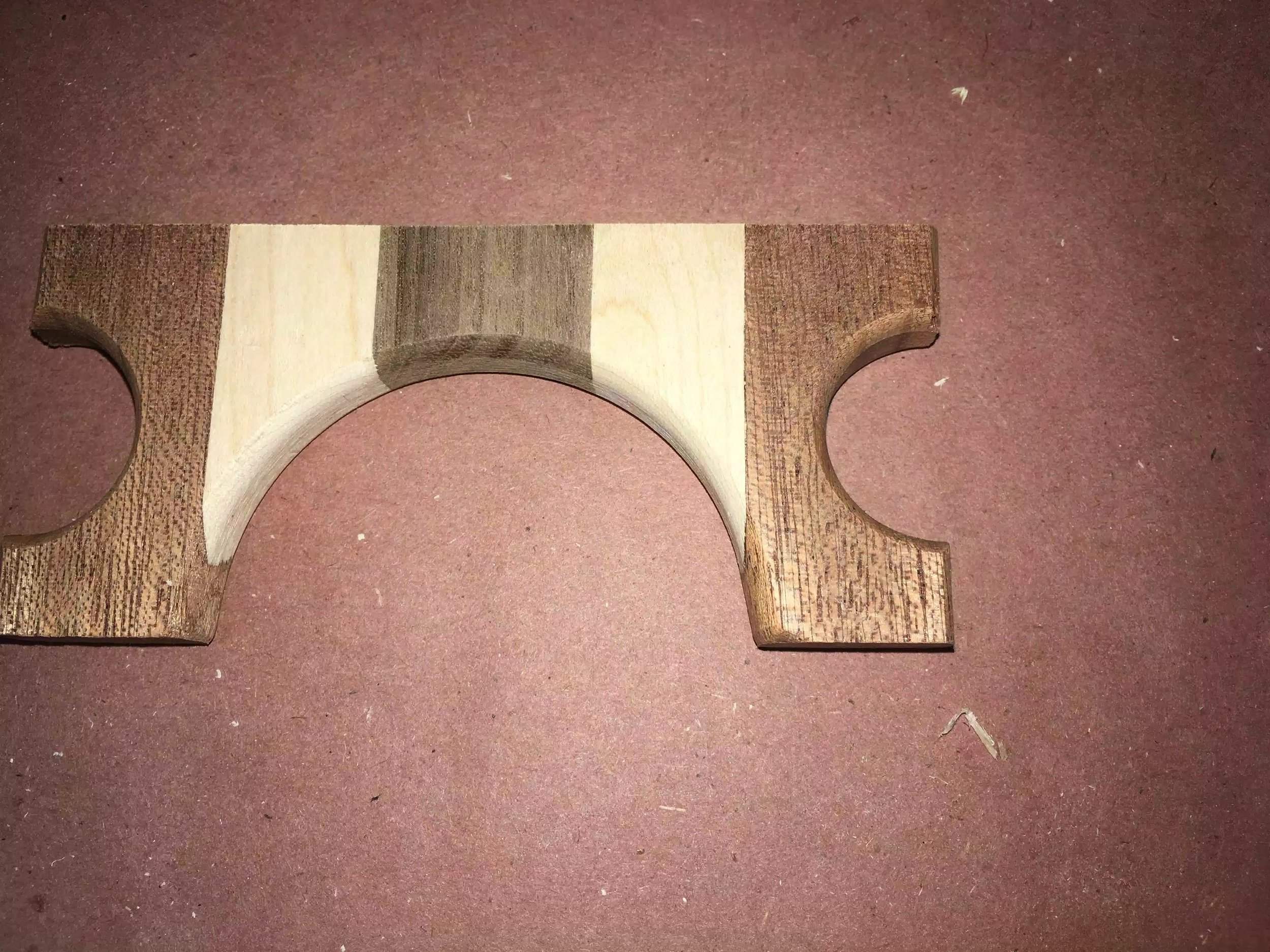 Here is what the sides look like with the round-over applied.