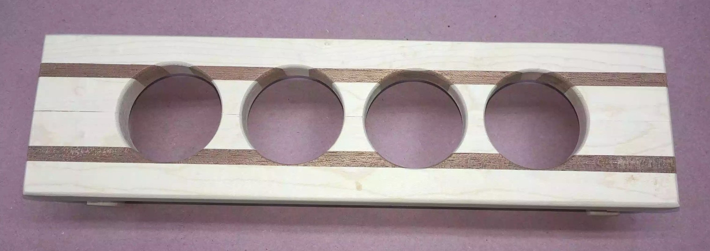 Here is a close up the Maple & Sapele style