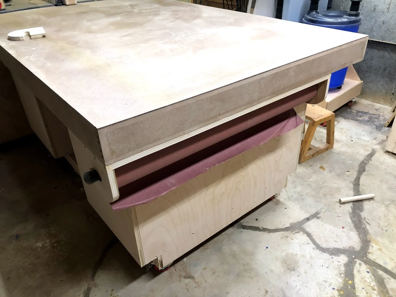 Rosin paper all attached and works great, simple effective and cheap