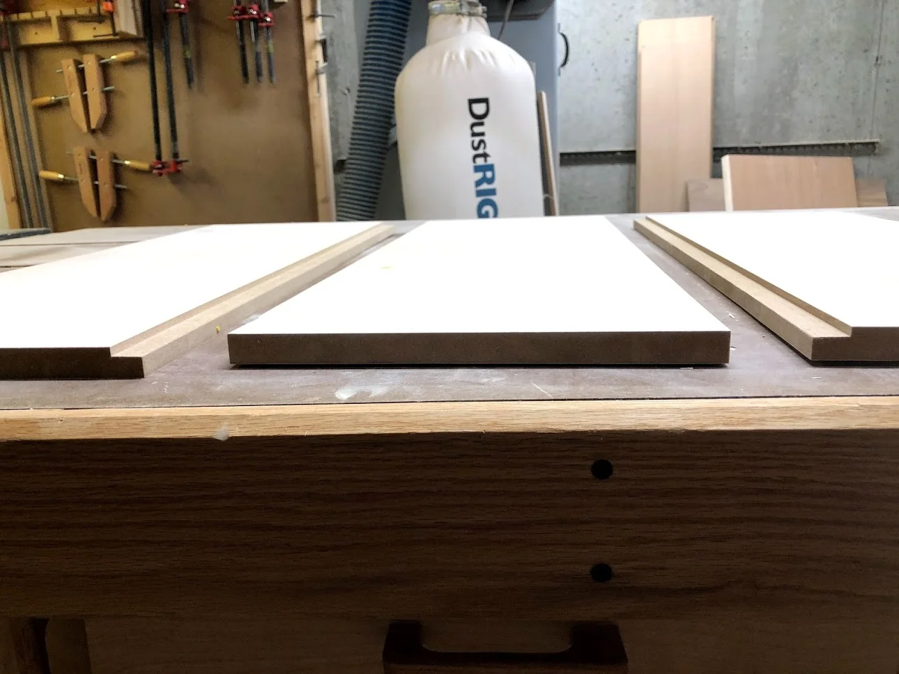 Here is a close up of what a rabbet looks like on the side panels