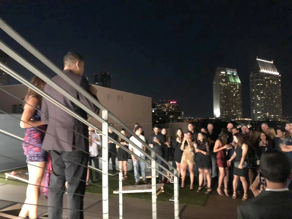 40th Birthday Celebration Deck 655 in Downtown San Diego