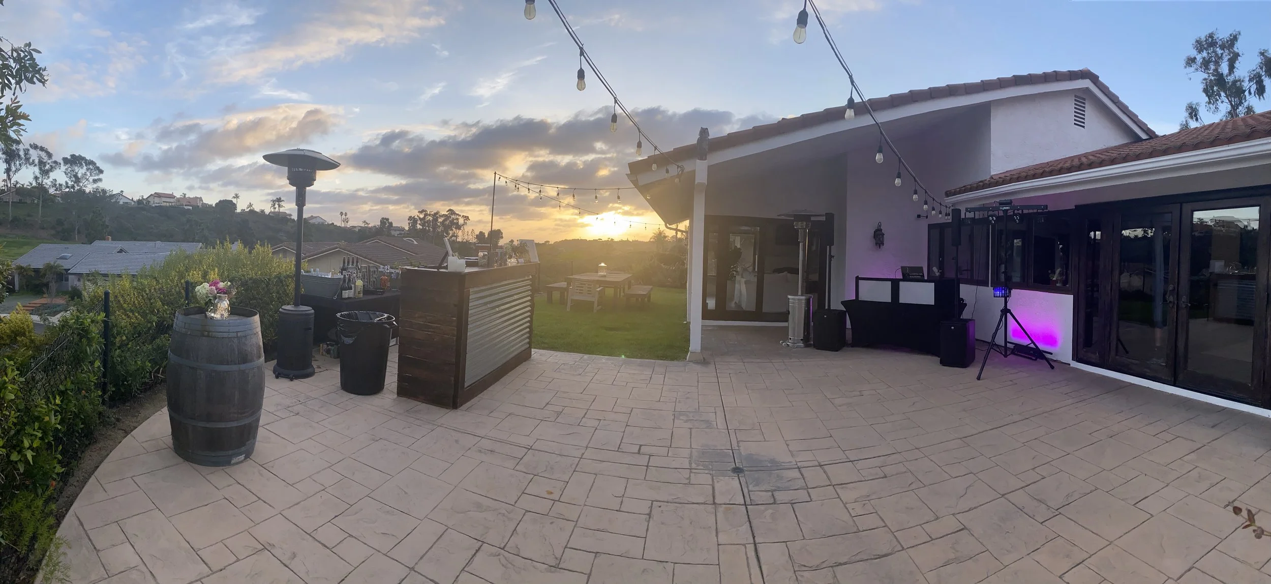 Outdoor Birthday House Party-Solana Beach