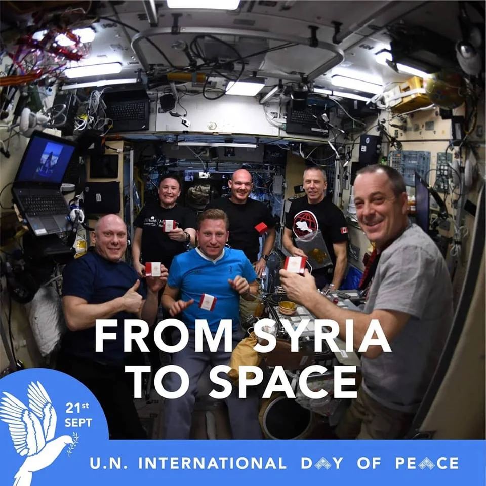 FROM SYRIA TO SPACE: PEACE EVERYWHERE