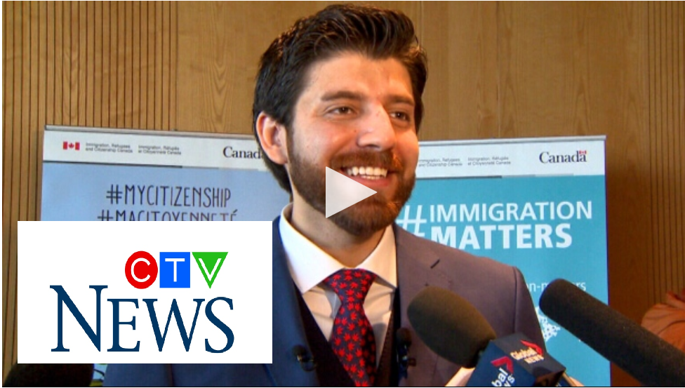 LIVE ON CTV NEWS: Tareq Hadhad Casts Ballot In First Canadian Federal Election