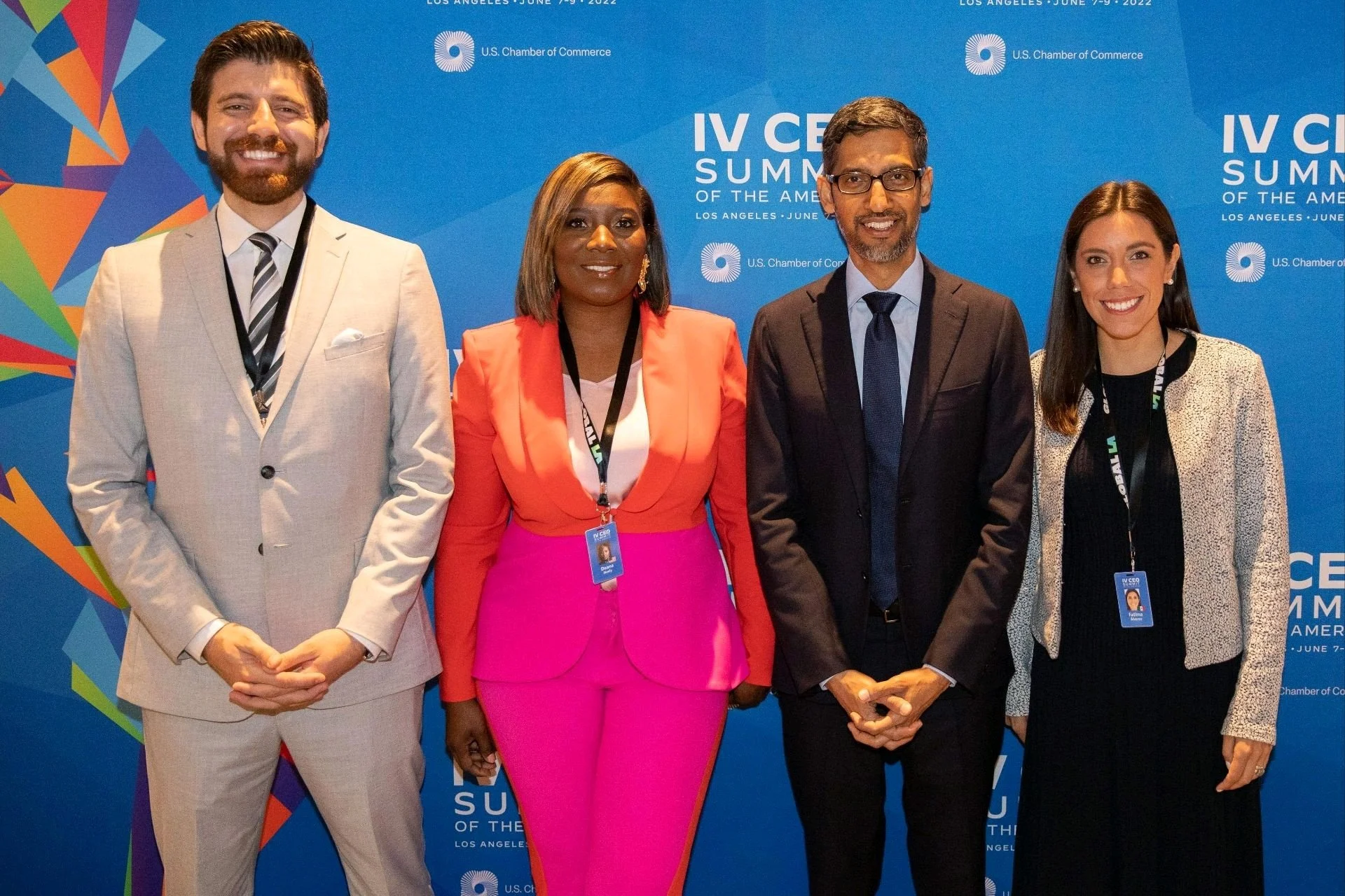 Meeting Google CEO Sundar Pichai and Speaking at The Summit of the Americas