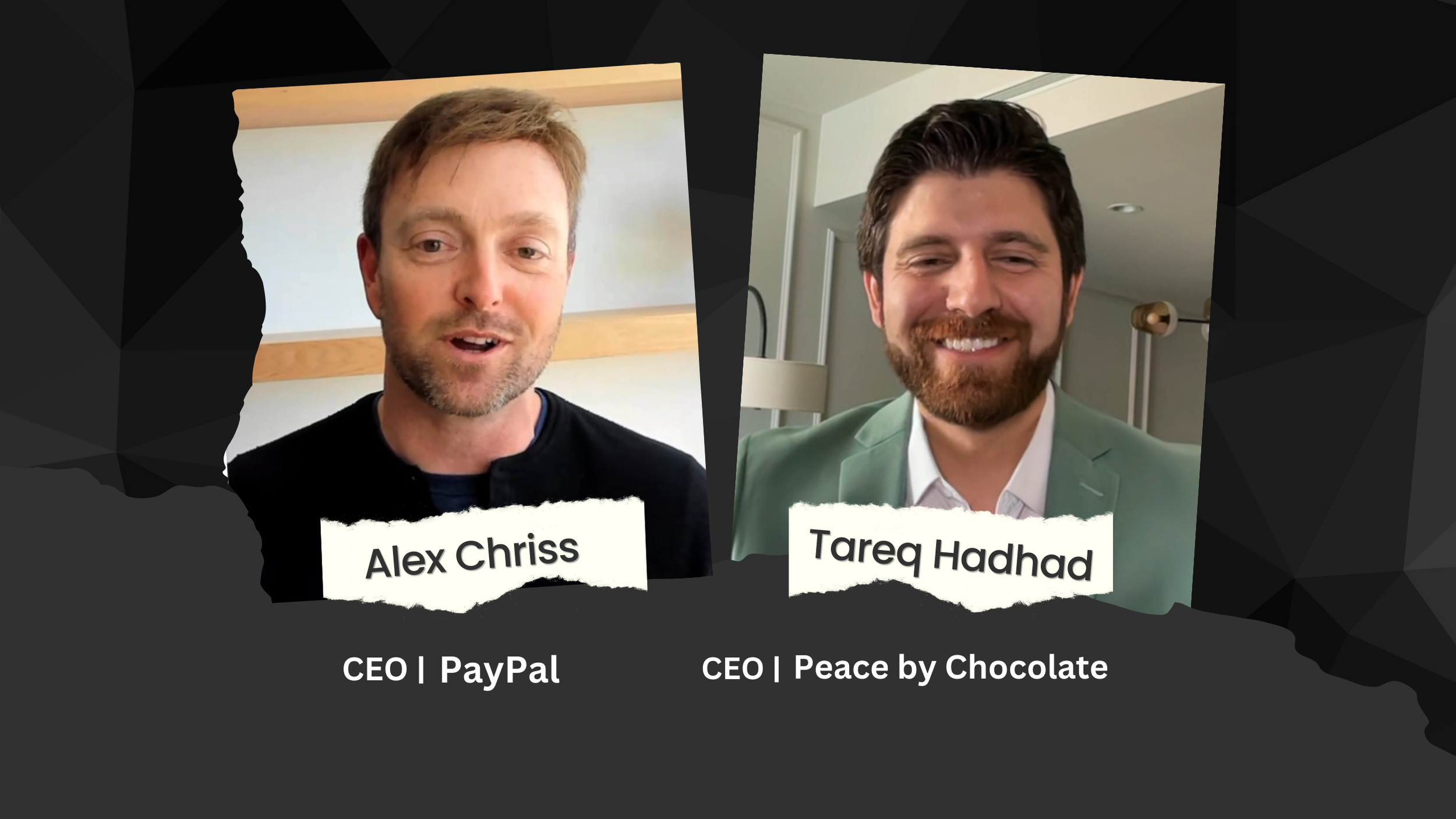 Tareq Hadhad Chats with PayPal CEO Alex Chriss
