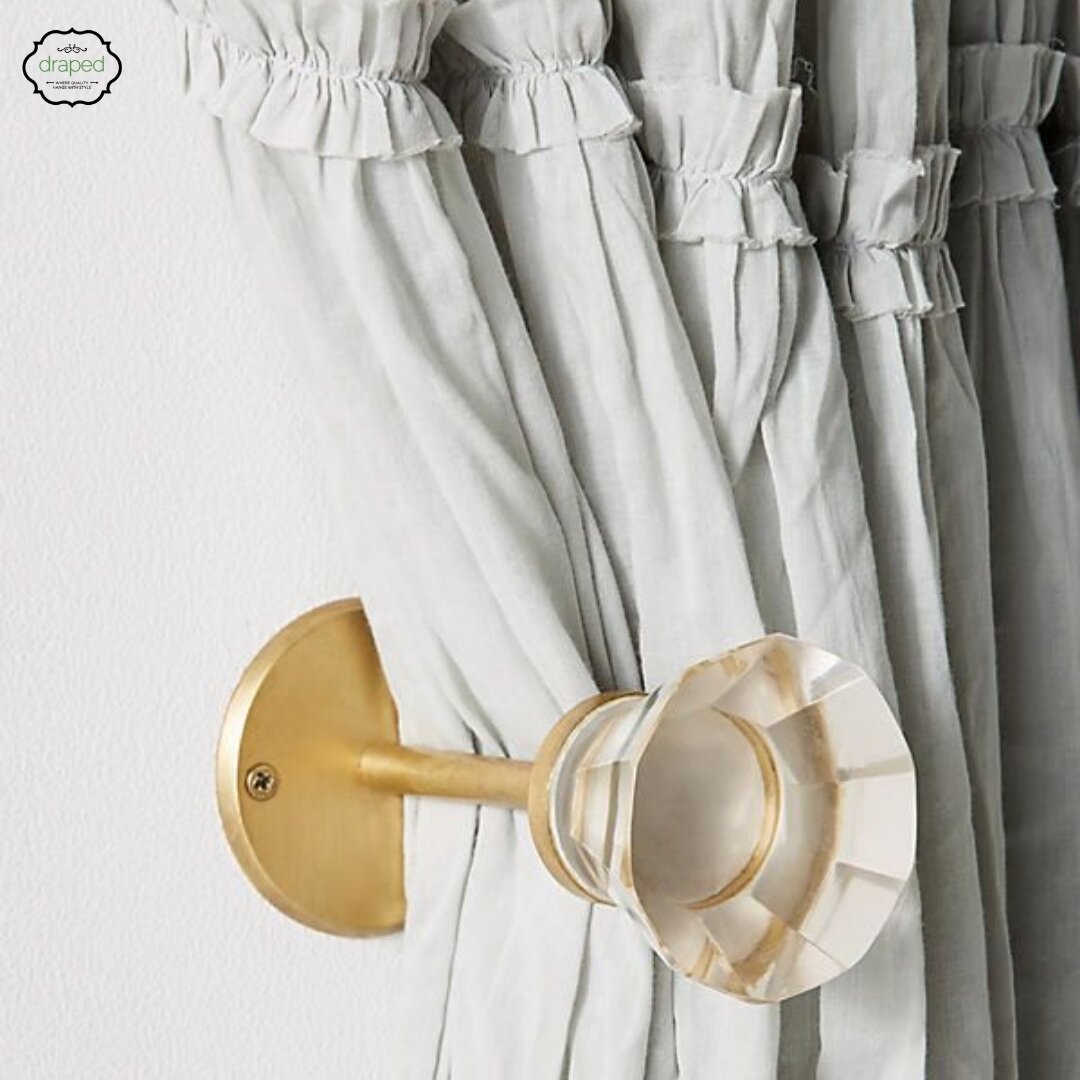 Enhance the elegance of your custom drapery with the perfect finishing touch: custom tiebacks! 🎀✨ 

These essential accessories not only hold your curtains in place but also add a touch of sophistication and style to your windows. From luxurious fab