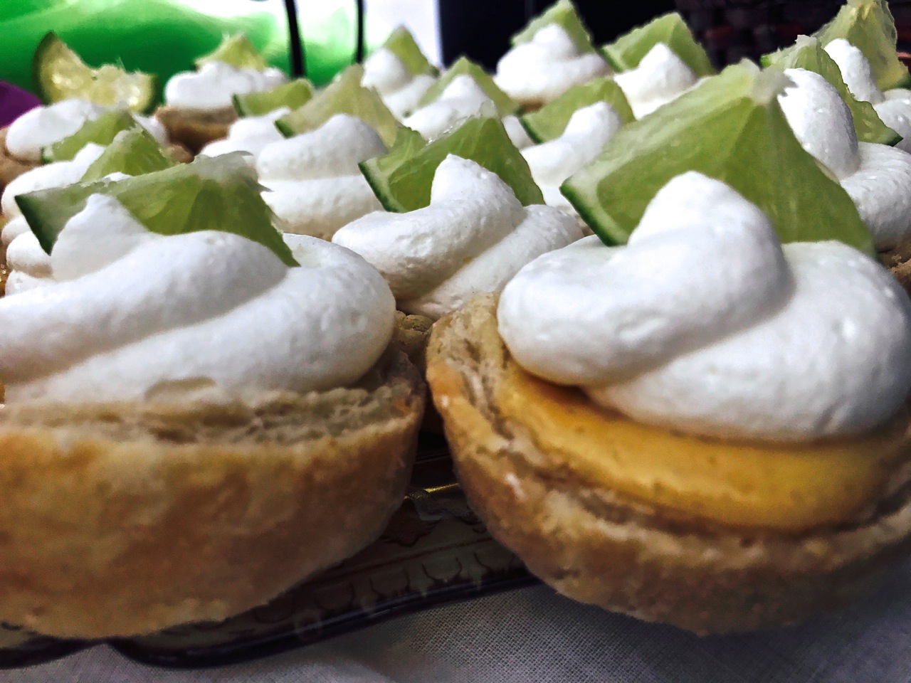 Key lime tartlettes
