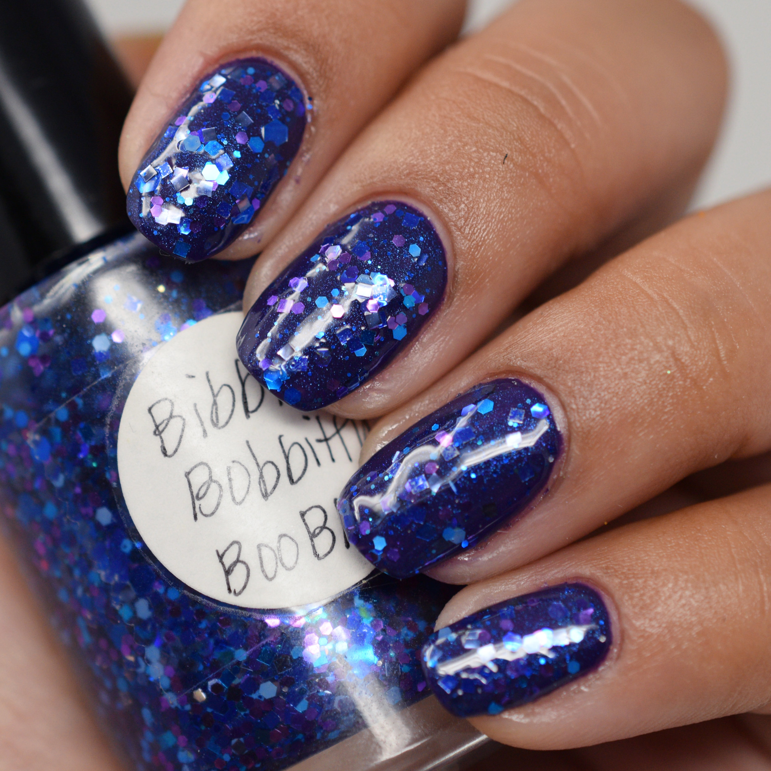 Bibbitty Bobbitty Boo Blue over Sapphire In The Snow.jpg