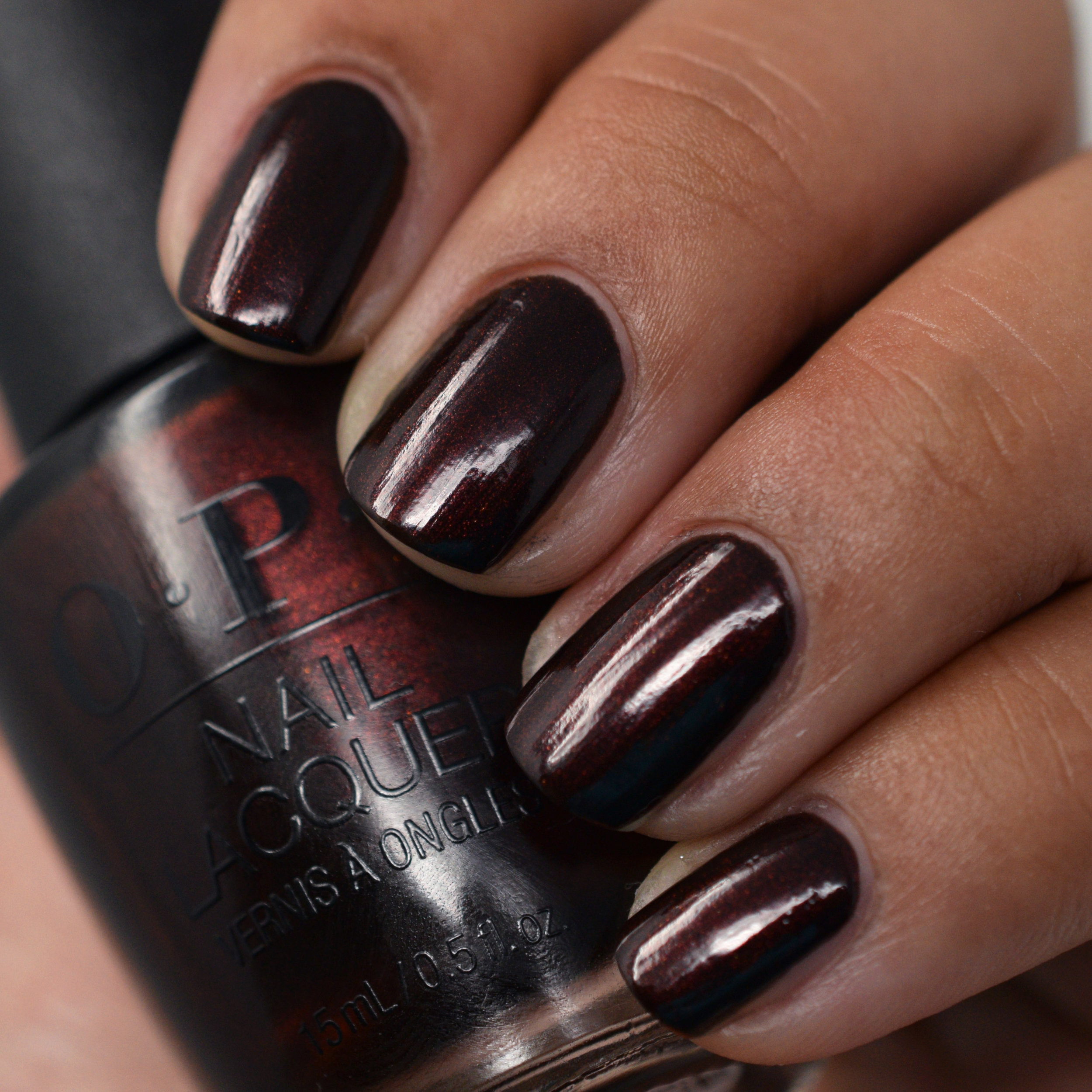 OPI Black To Reality vs. OPI Midnight In Moscow — Throwback Lacquer