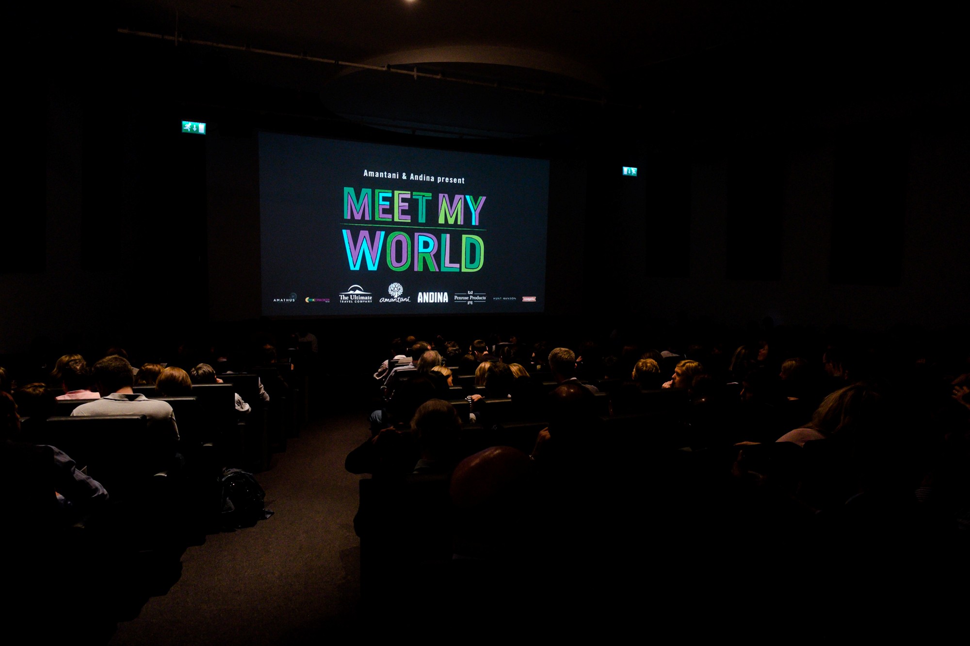 The 600 guests take their seats ready for the films to be shown for the first time. (Photo: Melissa North)