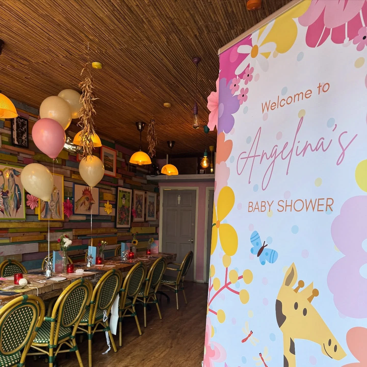 What a beautiful afternoon for Angelina&rsquo;s Baby Shower 👶🏽 dispite the rain it was lovely afternoon, filled with tasty food, cosy vibes and flowing rum punch (&amp; the Virgin Punch) 🍹

Enquire today on hiring the terrace or inside exclusively
