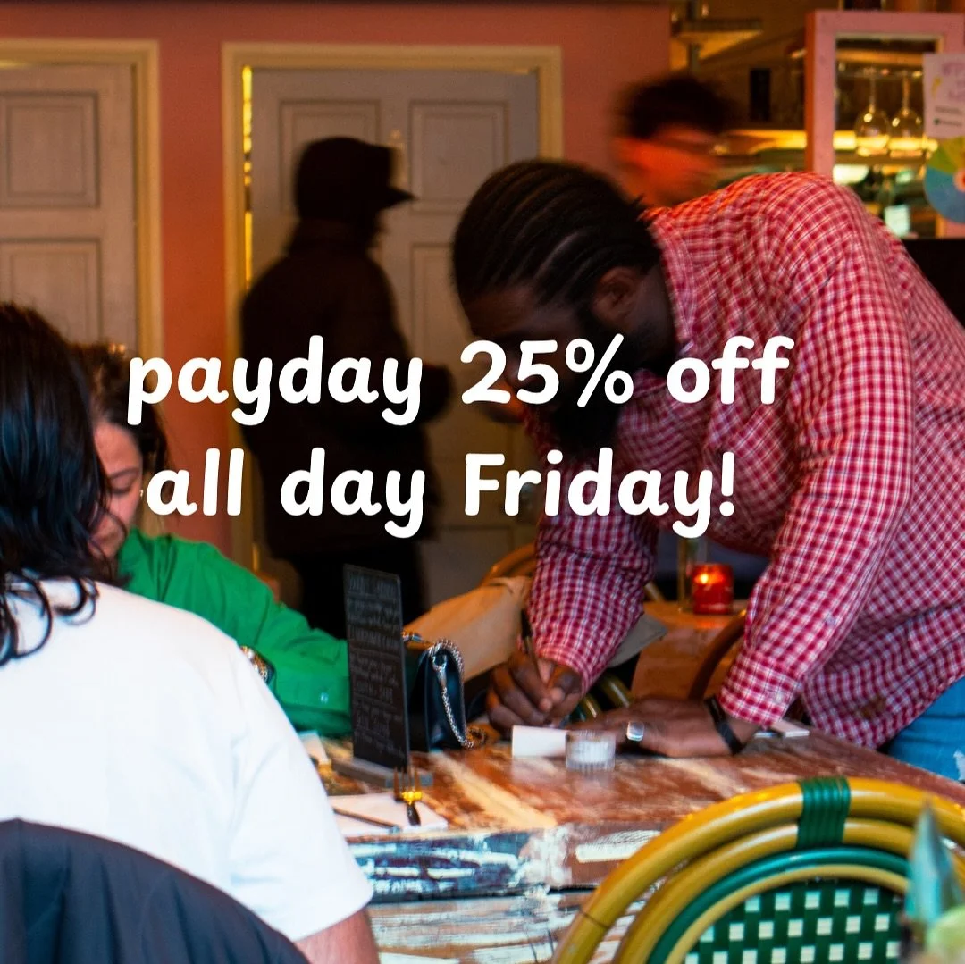 We&rsquo;re almost there .. and we&rsquo;re doing 25% off ALL DAY Friday off food to make your payday weekend even better 🤤

Use booking code &lsquo;PAYDAY&rsquo; must book 

25% off mains, hench boxes and small plates all Friday!

#paydayweekend #t