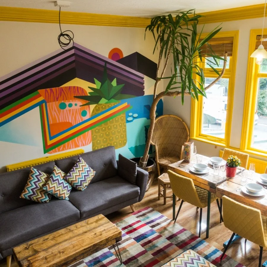 STAY WITH US | WE&rsquo;RE BACK OPEN @dropduplexliving 🏡 

The Three Bed Duplex is back open for good!!!! 

Who doesn&rsquo;t want to wake up the smell of jerk? 

Shall we do spend over a certain amount in the restaurant and STAY for free  at the ve