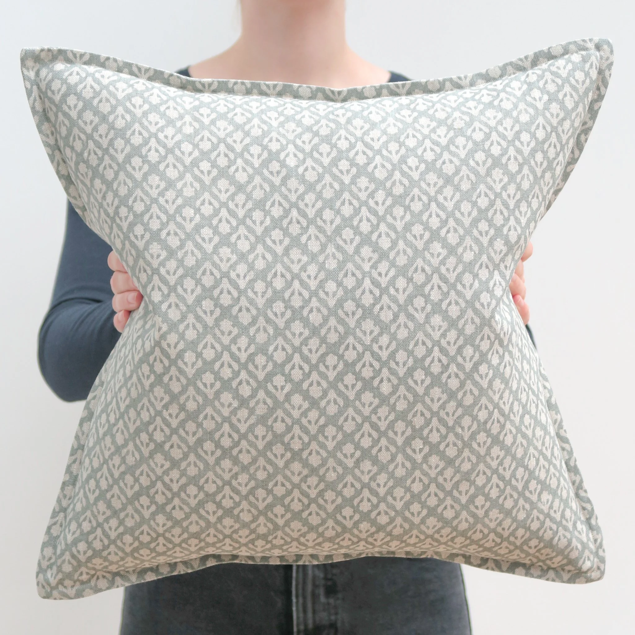 Driftwood Grey Blotch Gozo Cushion