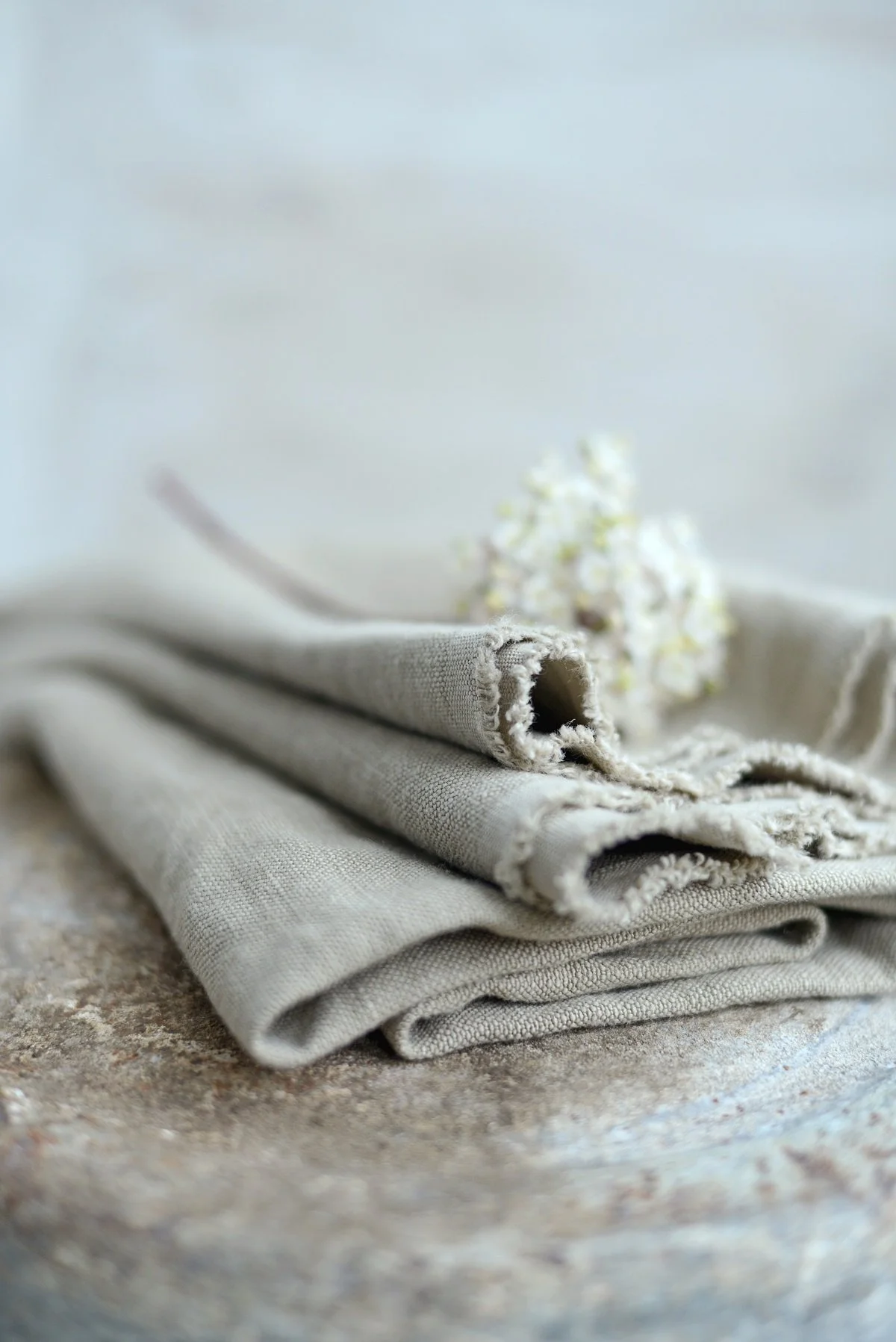 Silver Birch Chunky Stonewashed Linen Bear