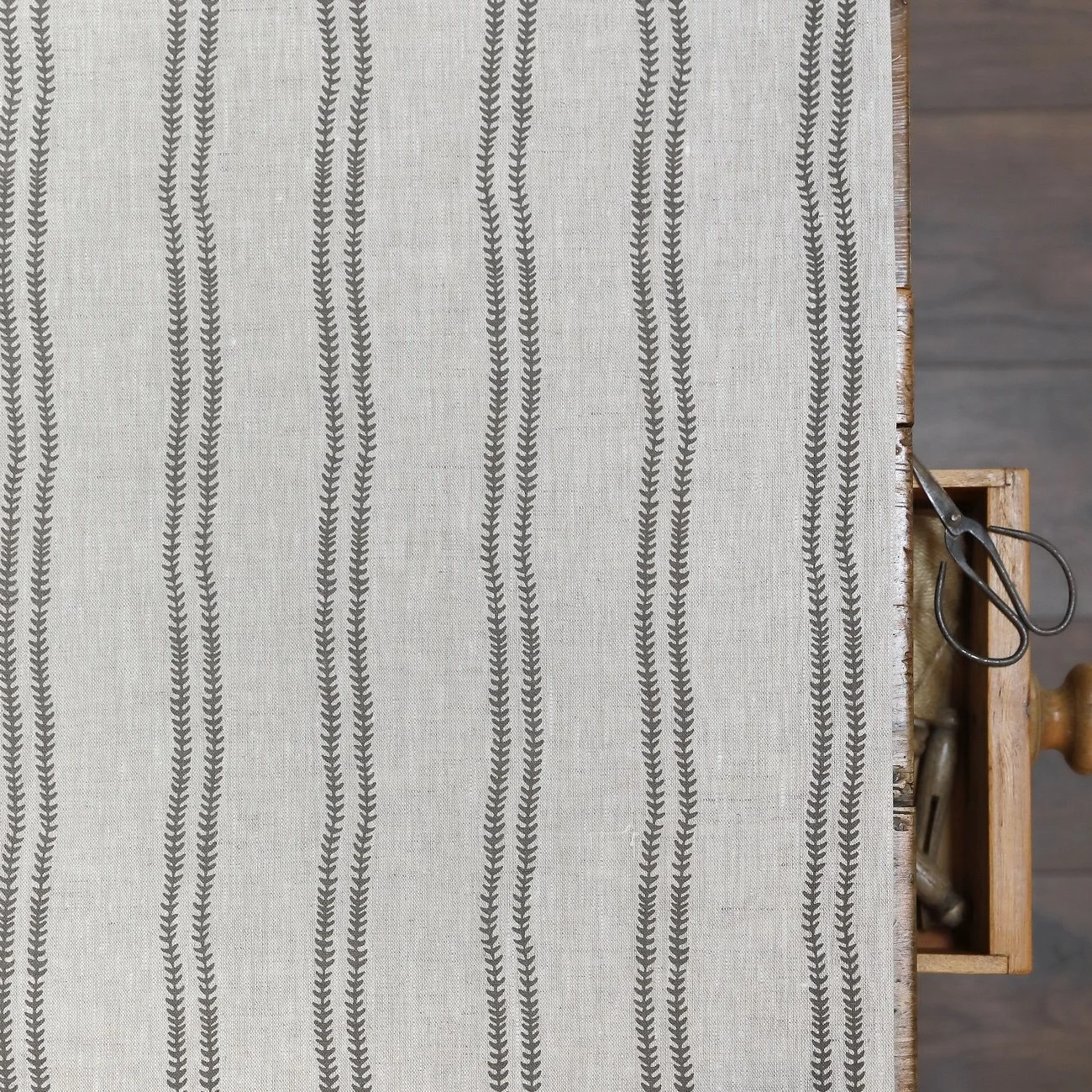 Compost Thistle Stripe Cushion