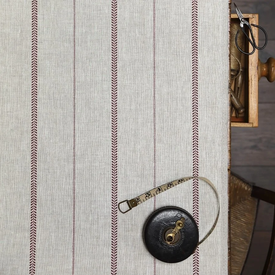 Maroon Indi Stripe Cushion