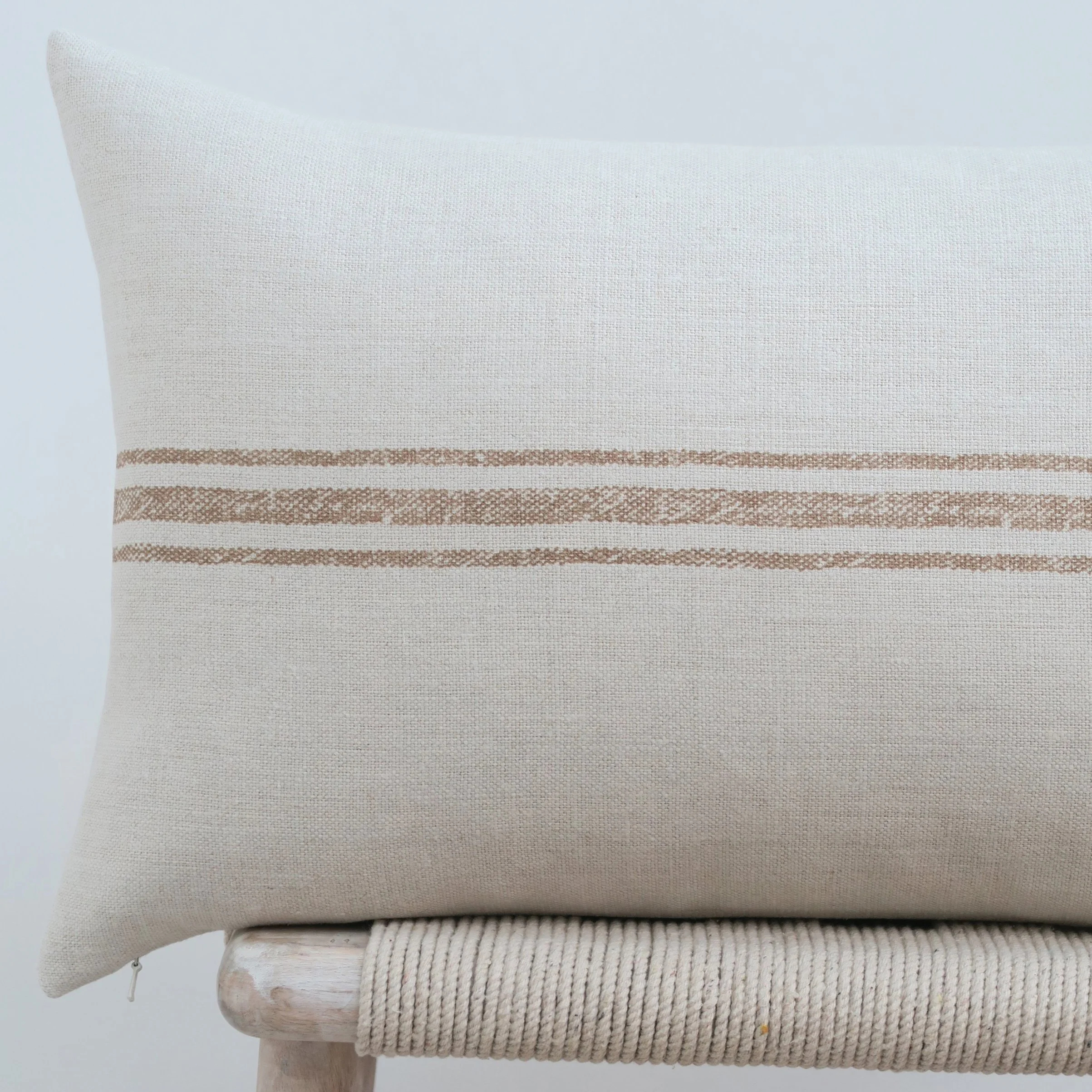 Wheat Dutch Multi Stripe Cushion