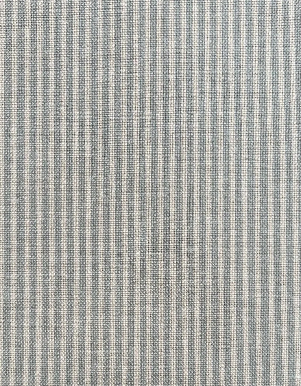 Smokey Blue Skinny Pinstripe Reversed Cushion
