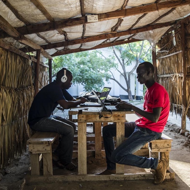 Boston Globe Front-Page Article on Distance-Learning Initiative at Kakuma Refugee Camp