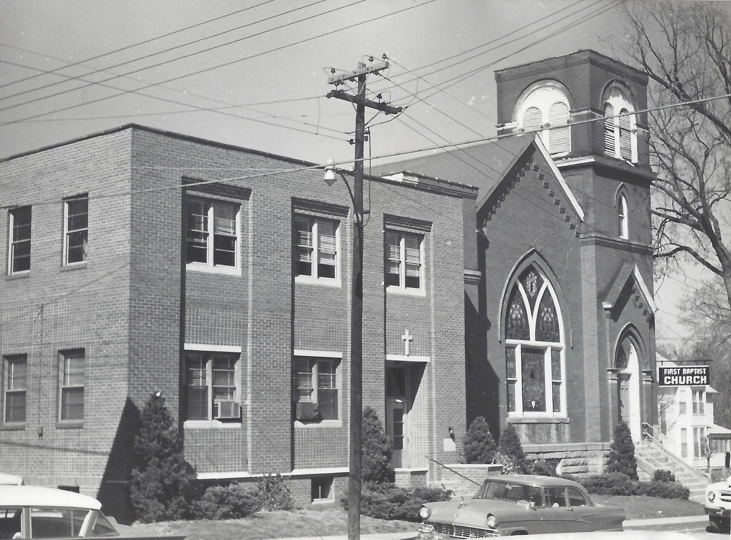 Church Building at the corner of Vine & Clay Street.